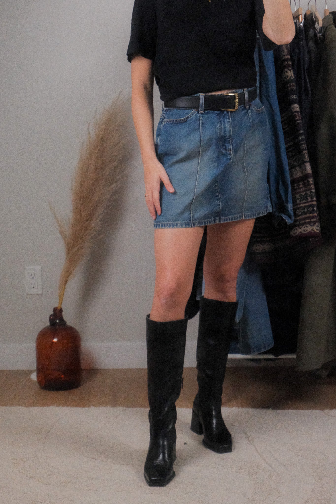 Made in USA x Vintage x Gap Denim Mini Skirt (8)