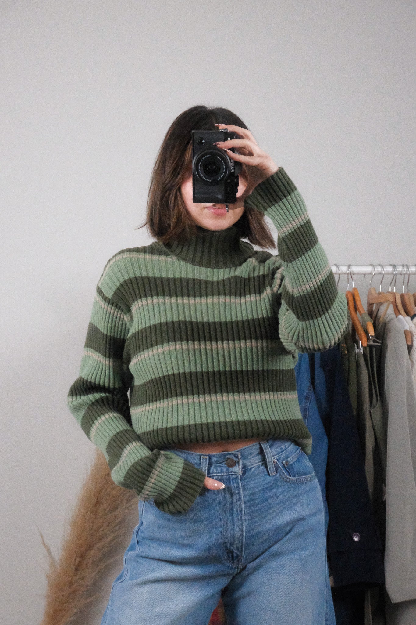 Vintage x Gap x Striped Turtleneck (M)