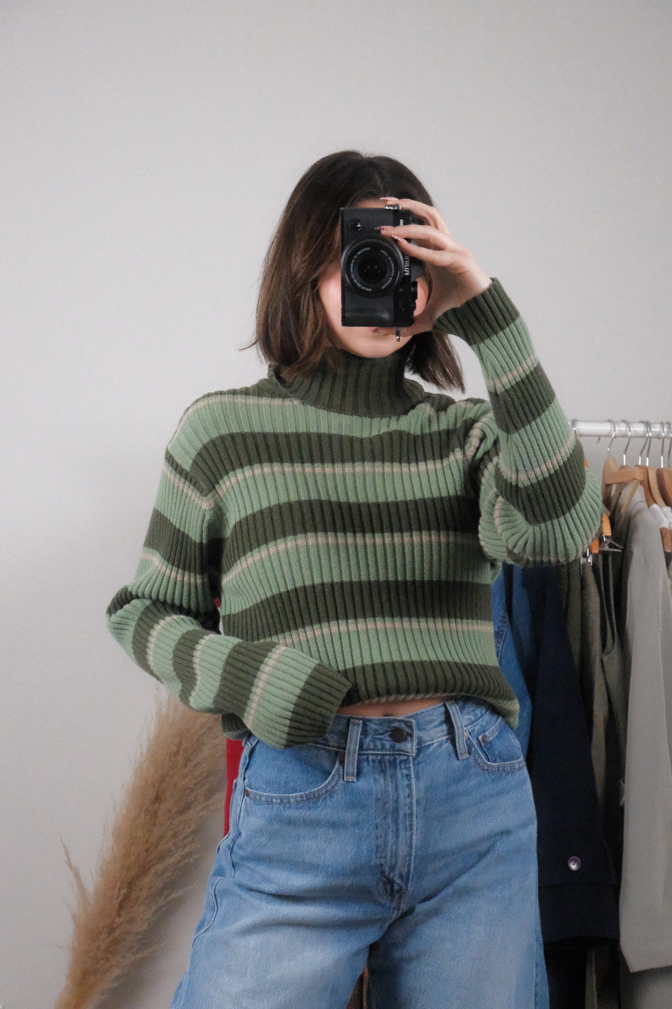 Vintage x Gap x Striped Turtleneck (M)