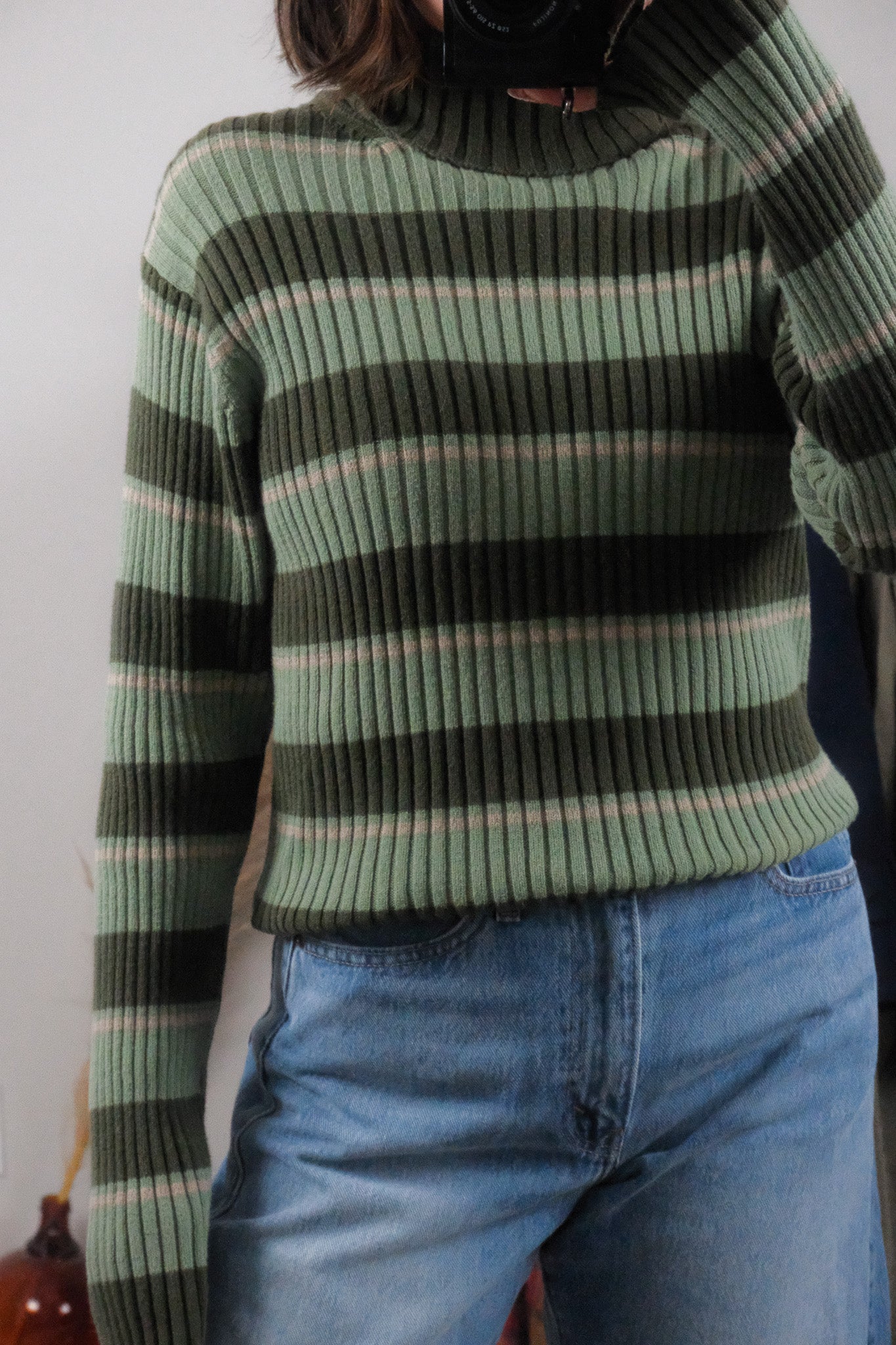 Vintage x Gap x Striped Turtleneck (M)