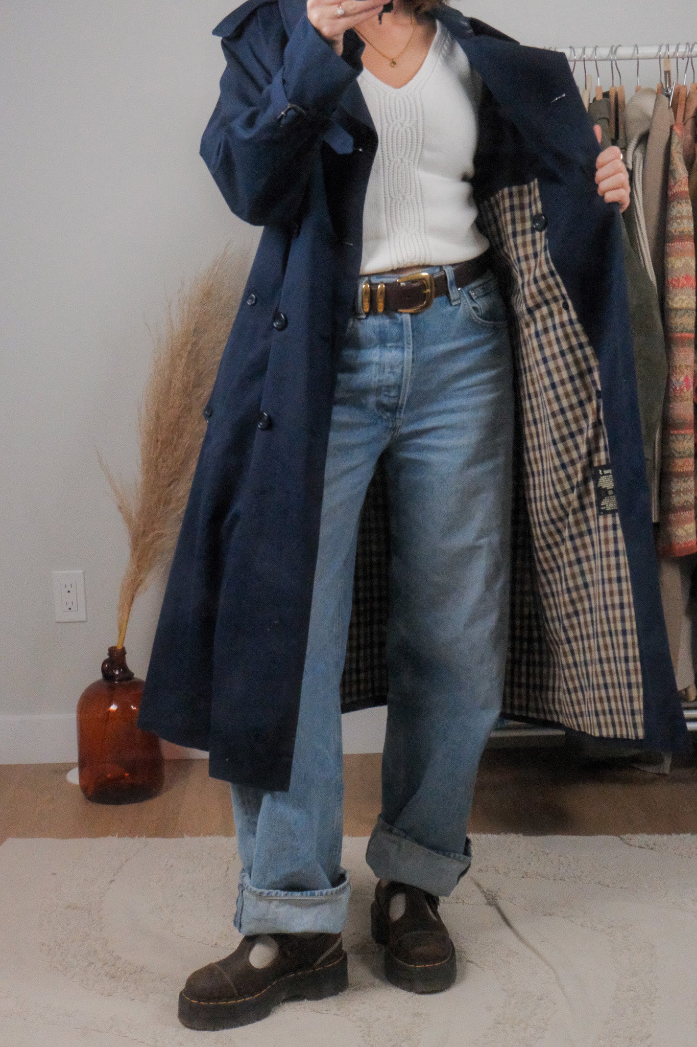 Made in Canada x Vintage x Trench Coat (M)