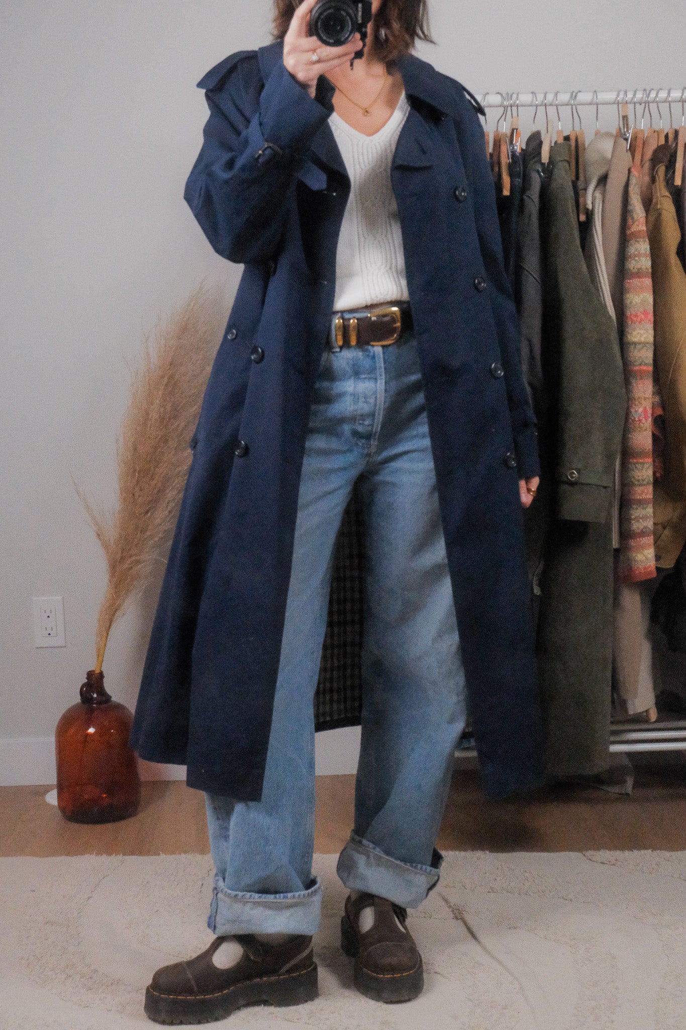 Made in Canada x Vintage x Trench Coat (M)