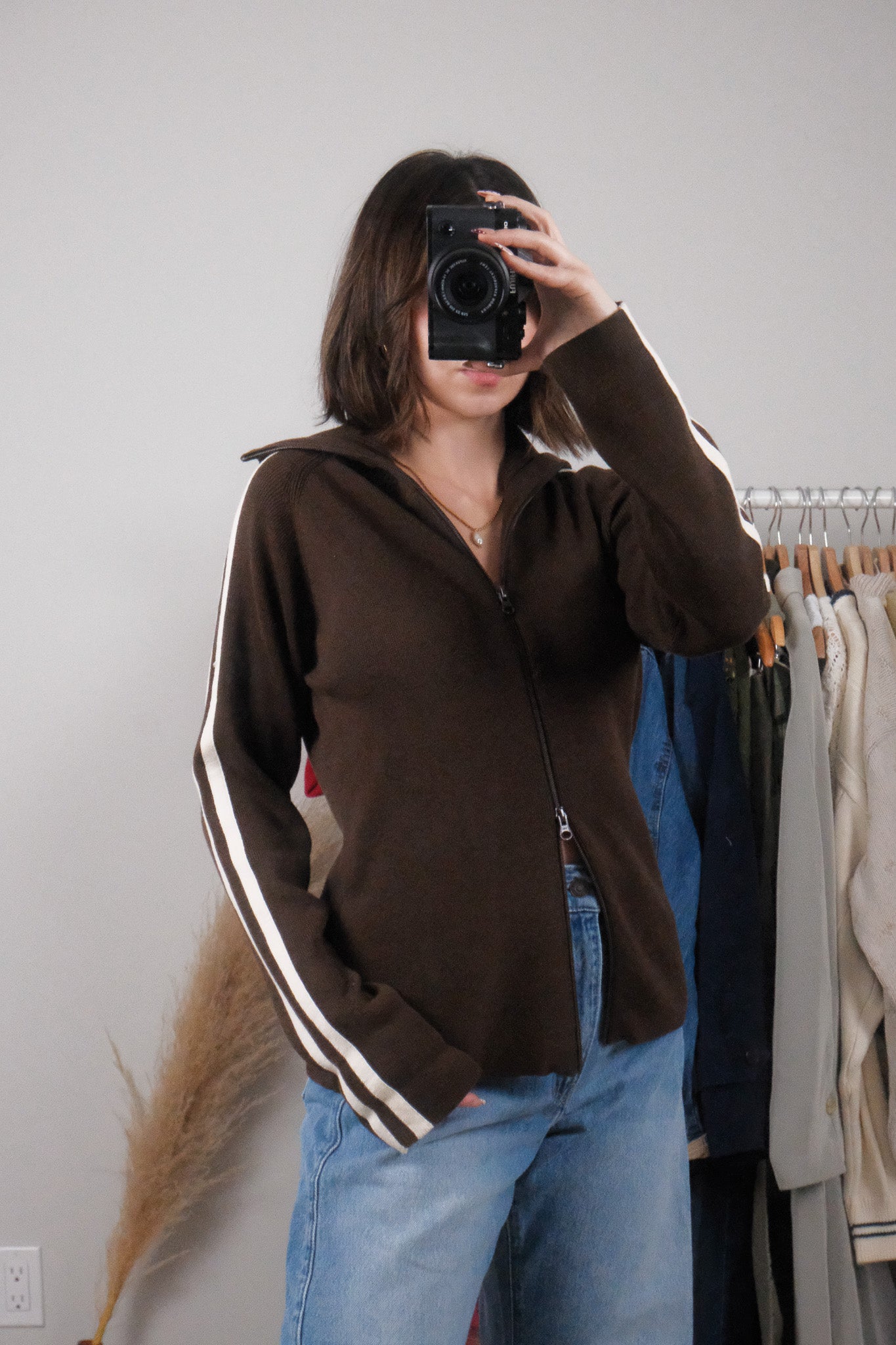 Deadstock x Vintage x Striped Zip-Up (M/L)