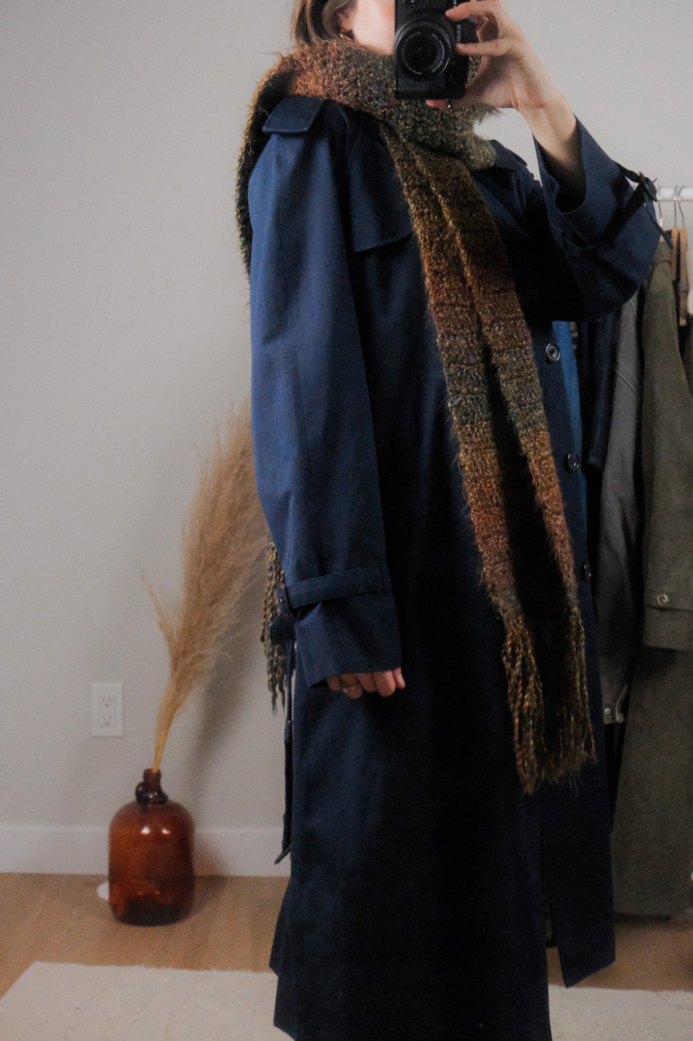 Vintage x Multi-Colour Fringe Scarf