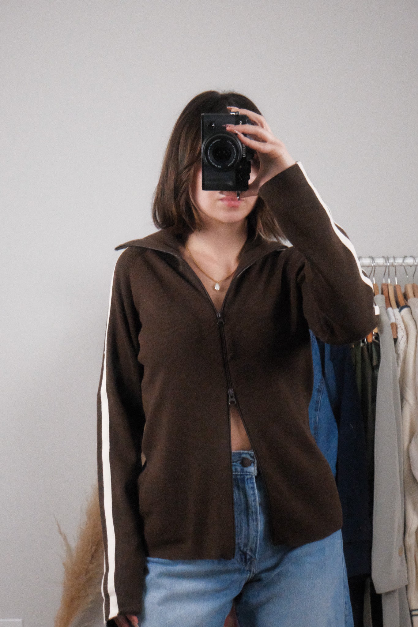 Deadstock x Vintage x Striped Zip-Up (M/L)