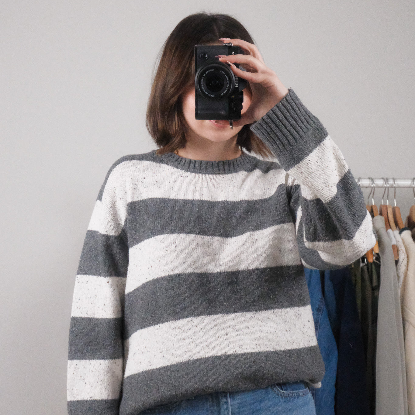 Vintage x Striped Sweater (M)