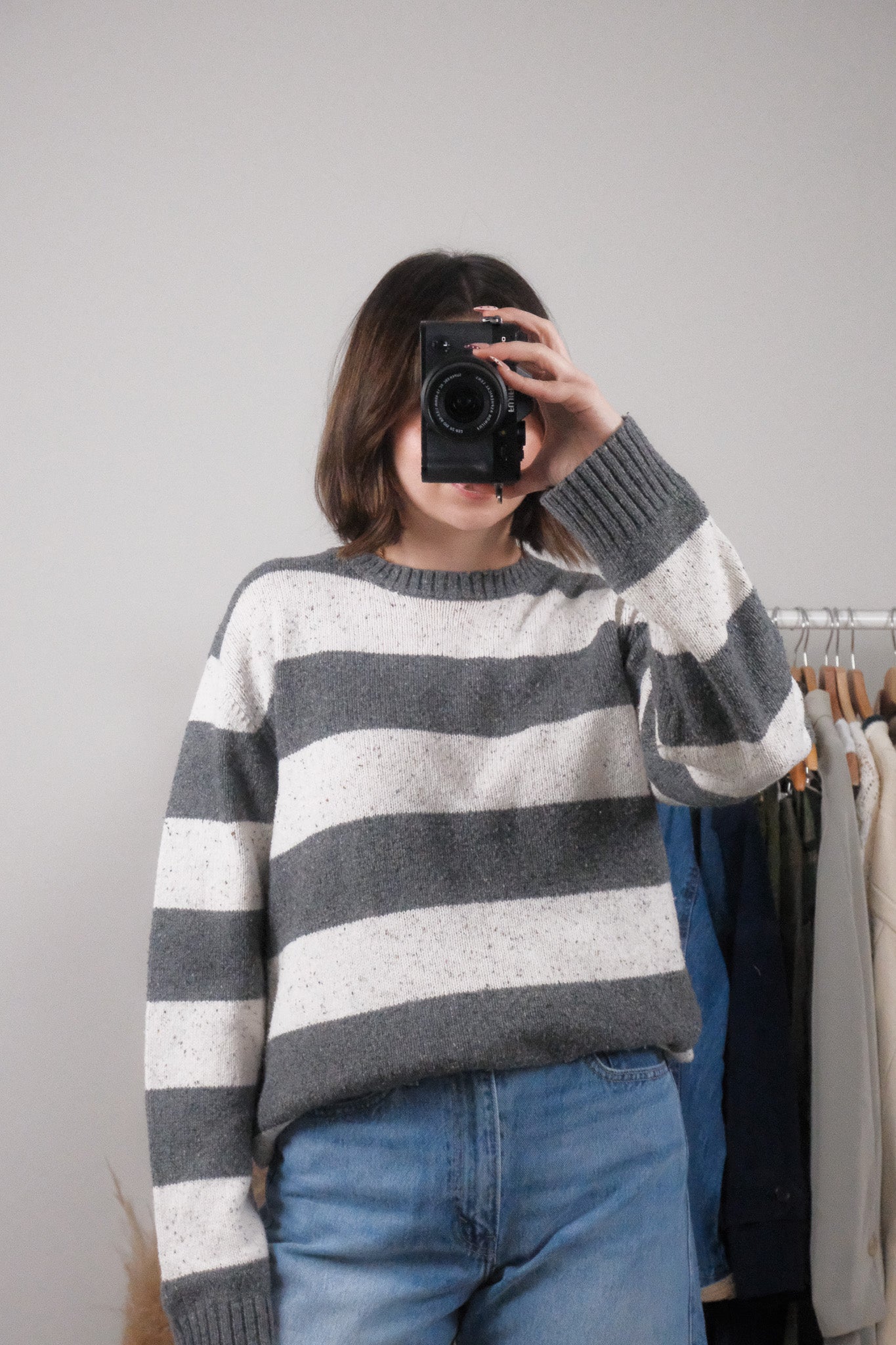 Vintage x Striped Sweater (M)