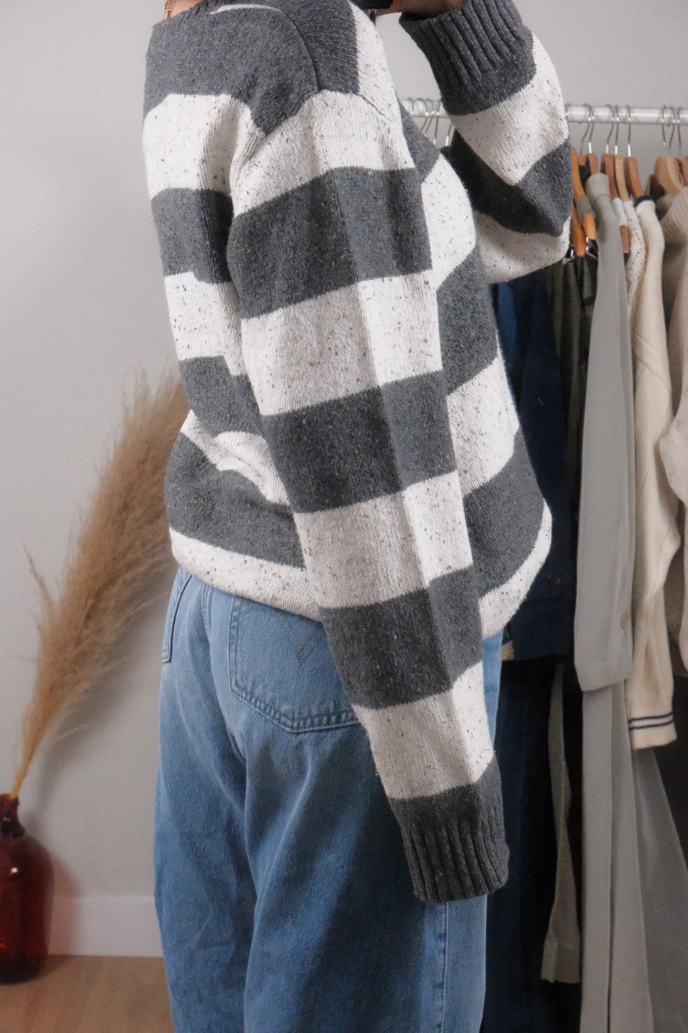 Vintage x Striped Sweater (M)