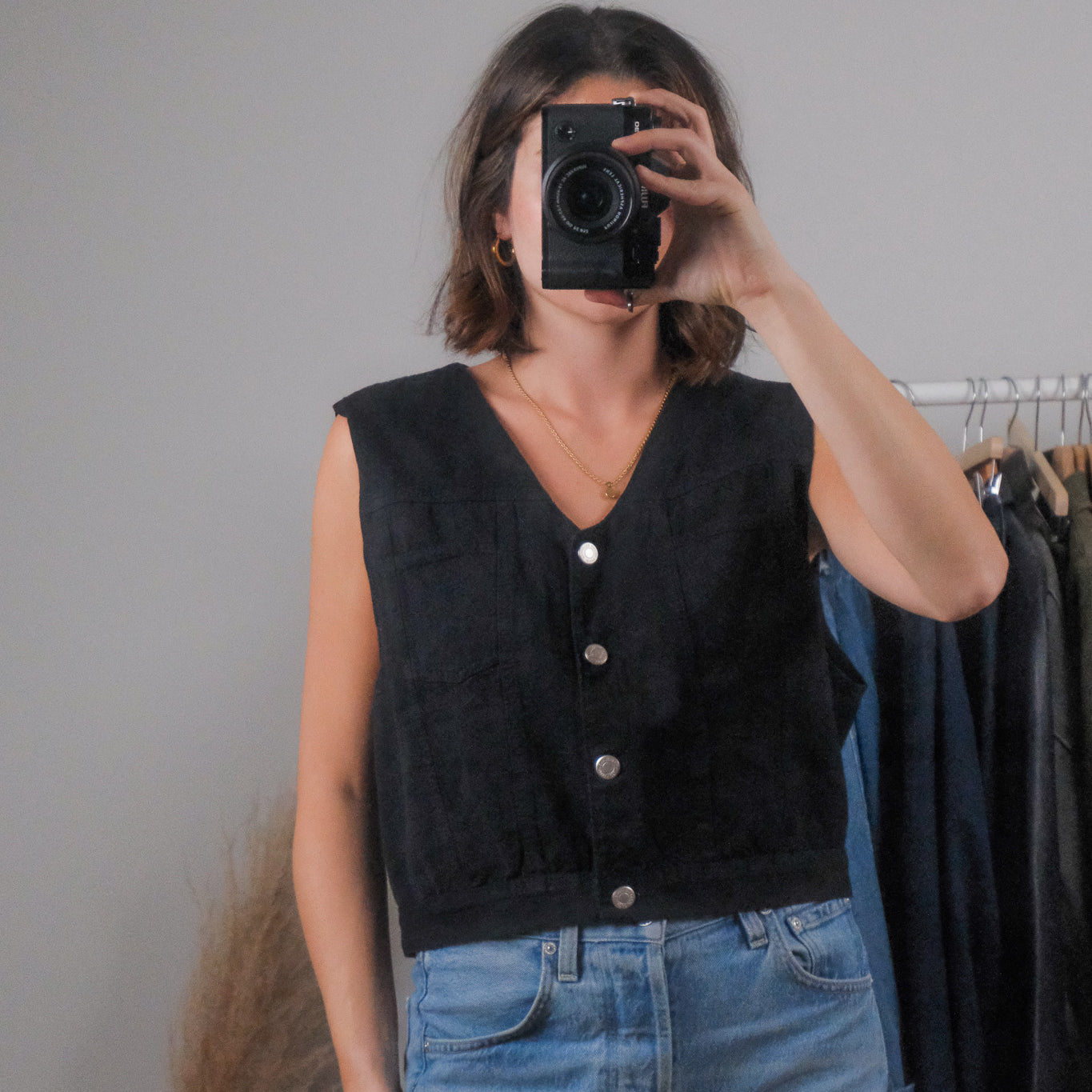 Made in Canada x Vintage x Cotton Vest (L)