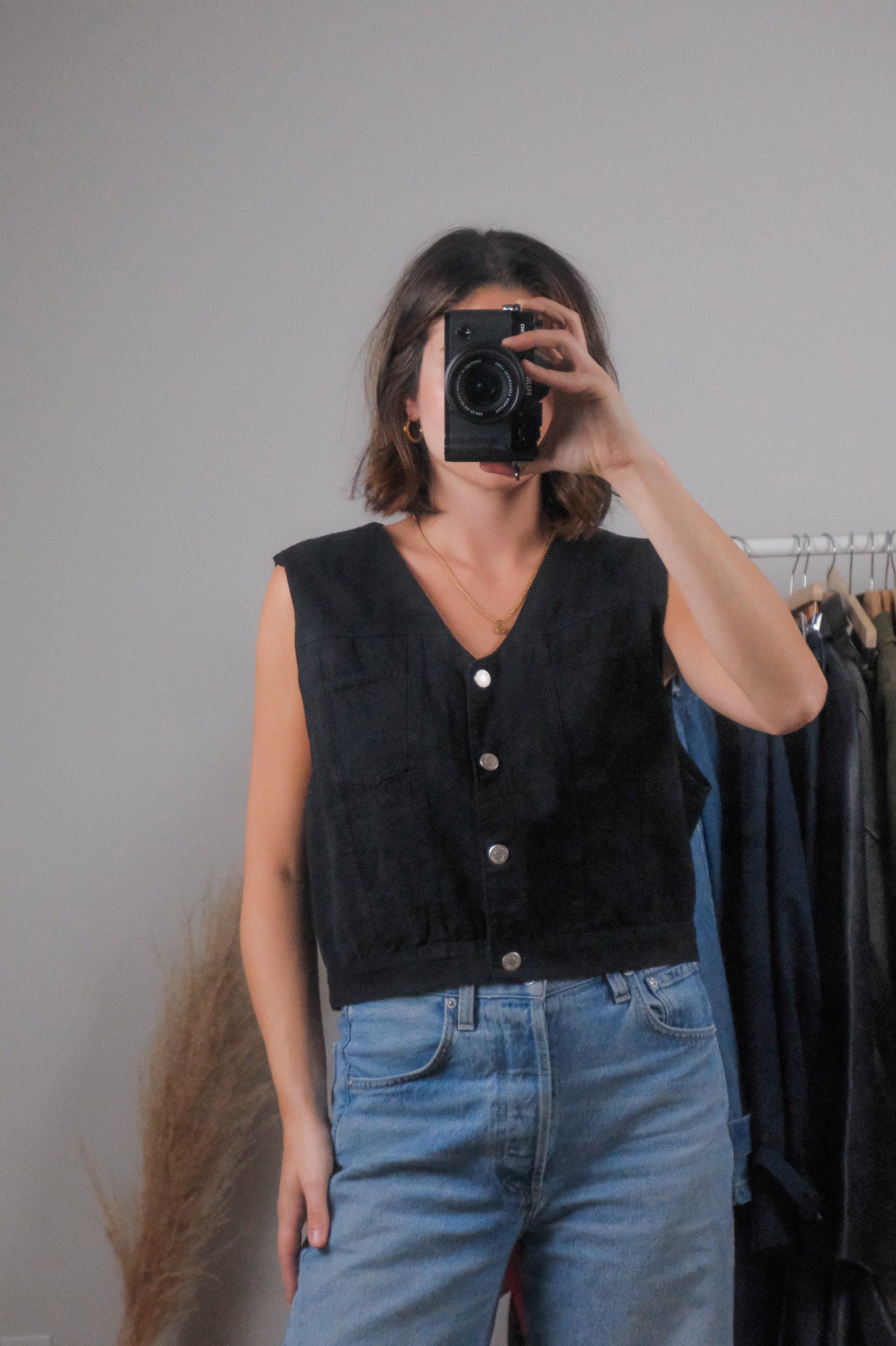 Made in Canada x Vintage x Cotton Vest (L)