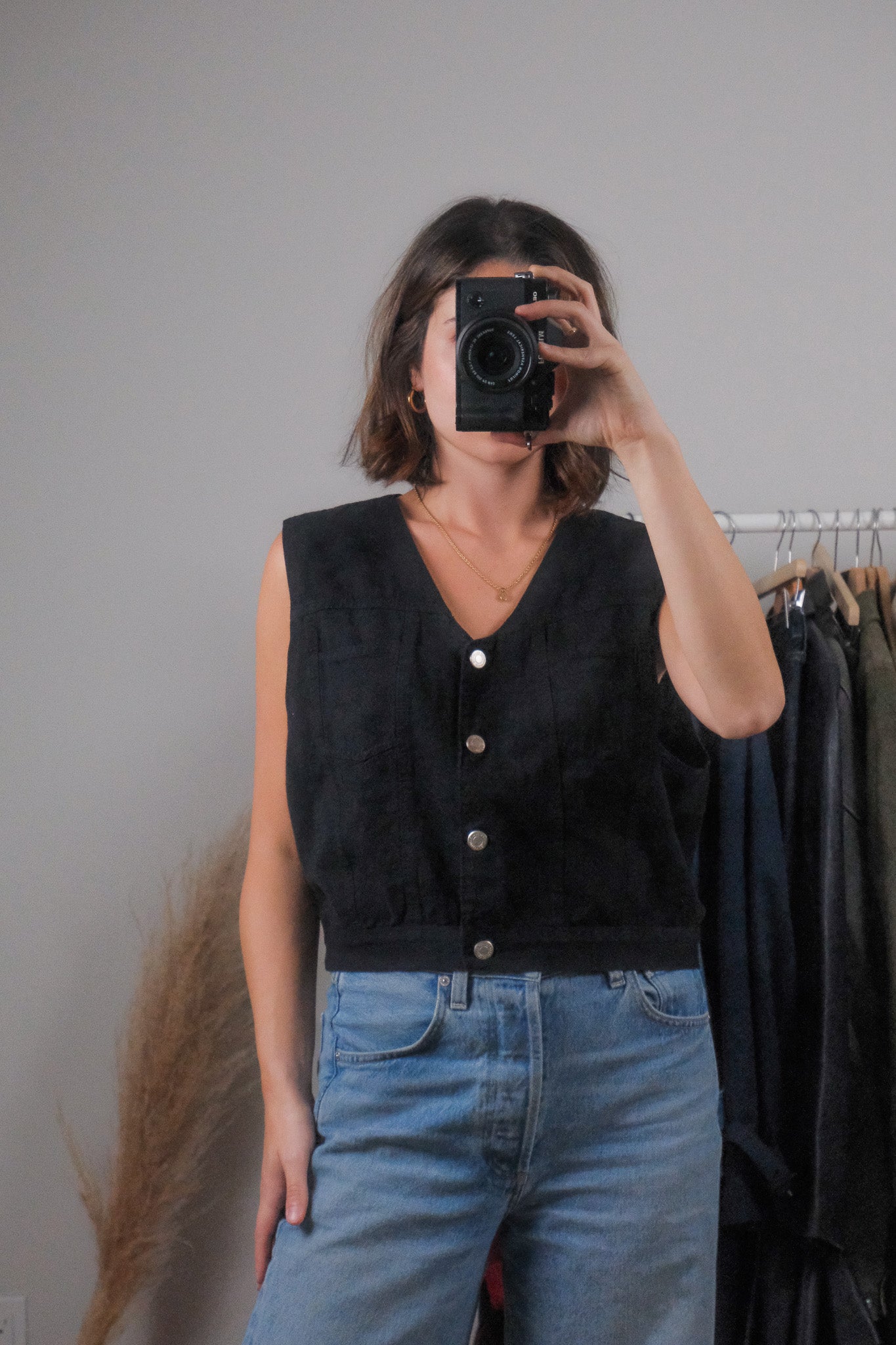 Made in Canada x Vintage x Cotton Vest (L)