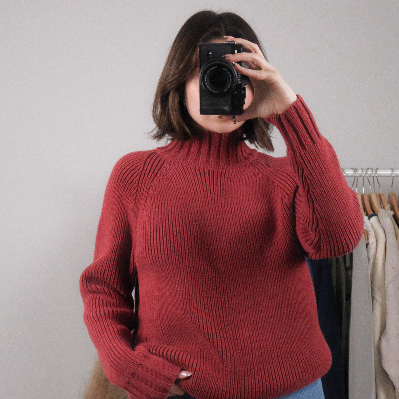 Vintage x Chunky Knit Sweater (S)