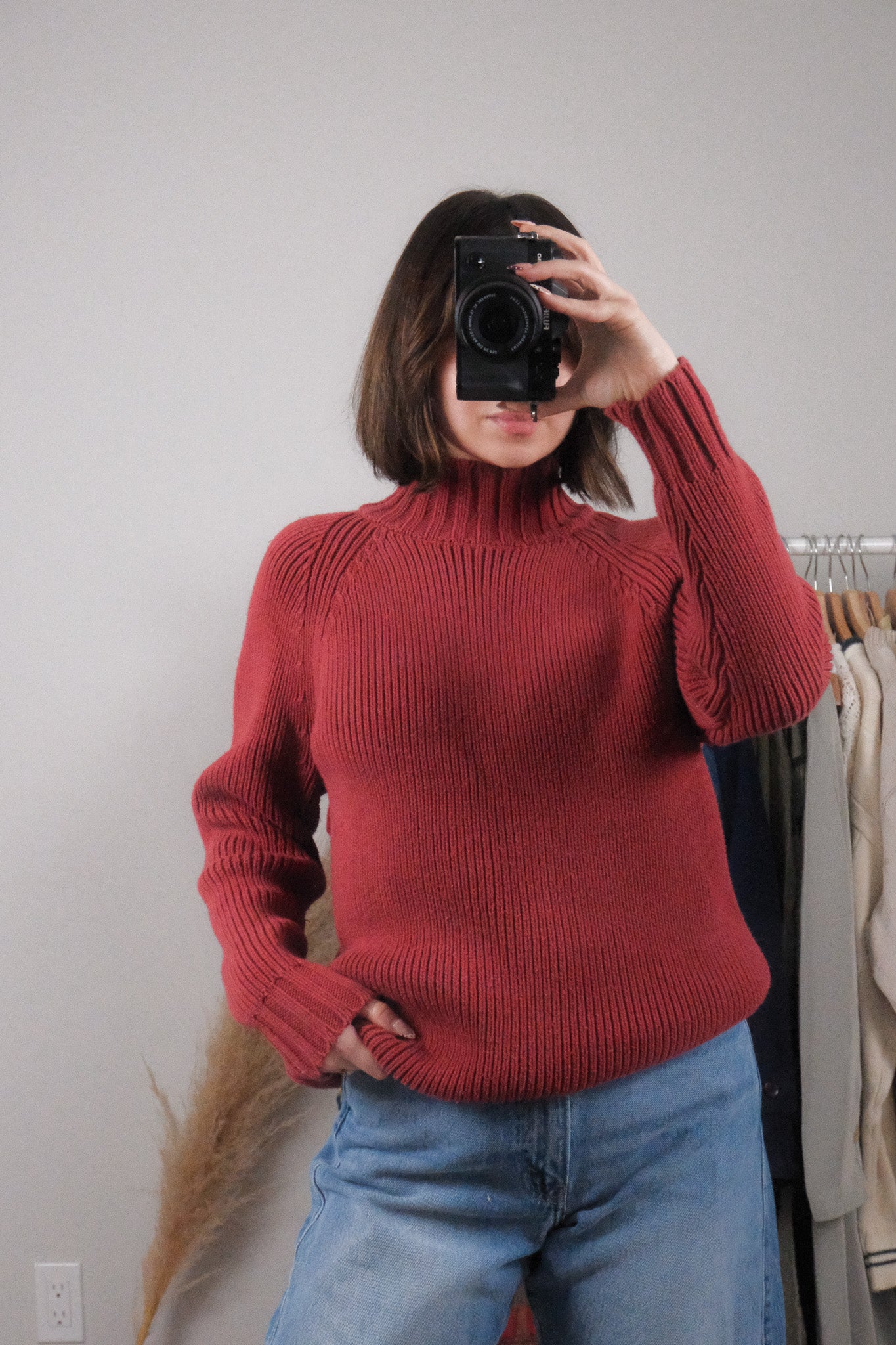 Vintage x Chunky Knit Sweater (S)