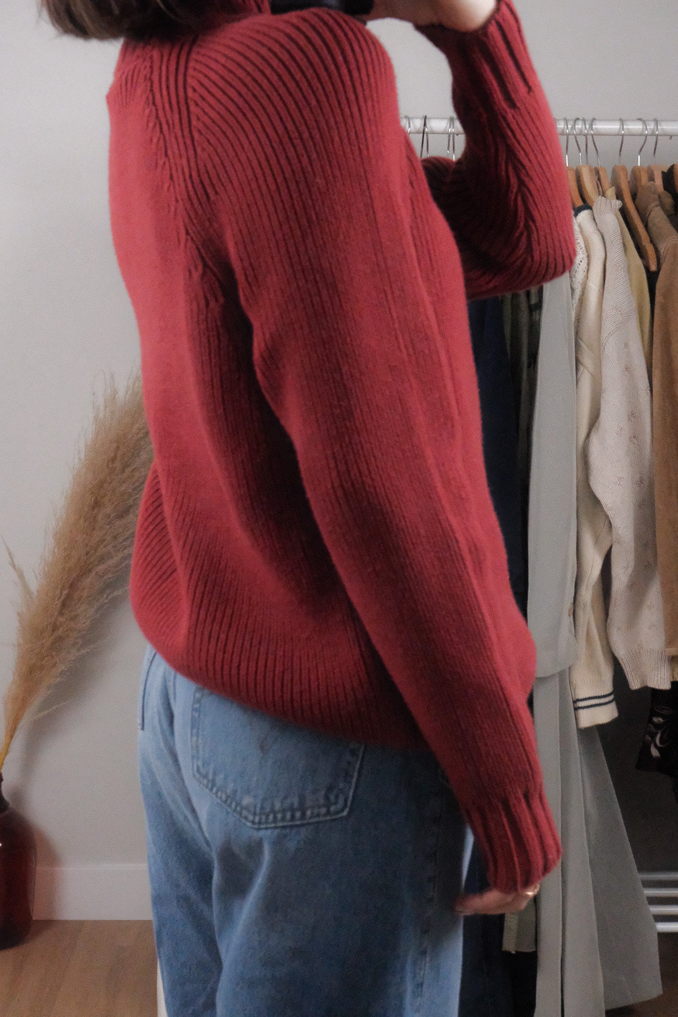 Vintage x Chunky Knit Sweater (S)