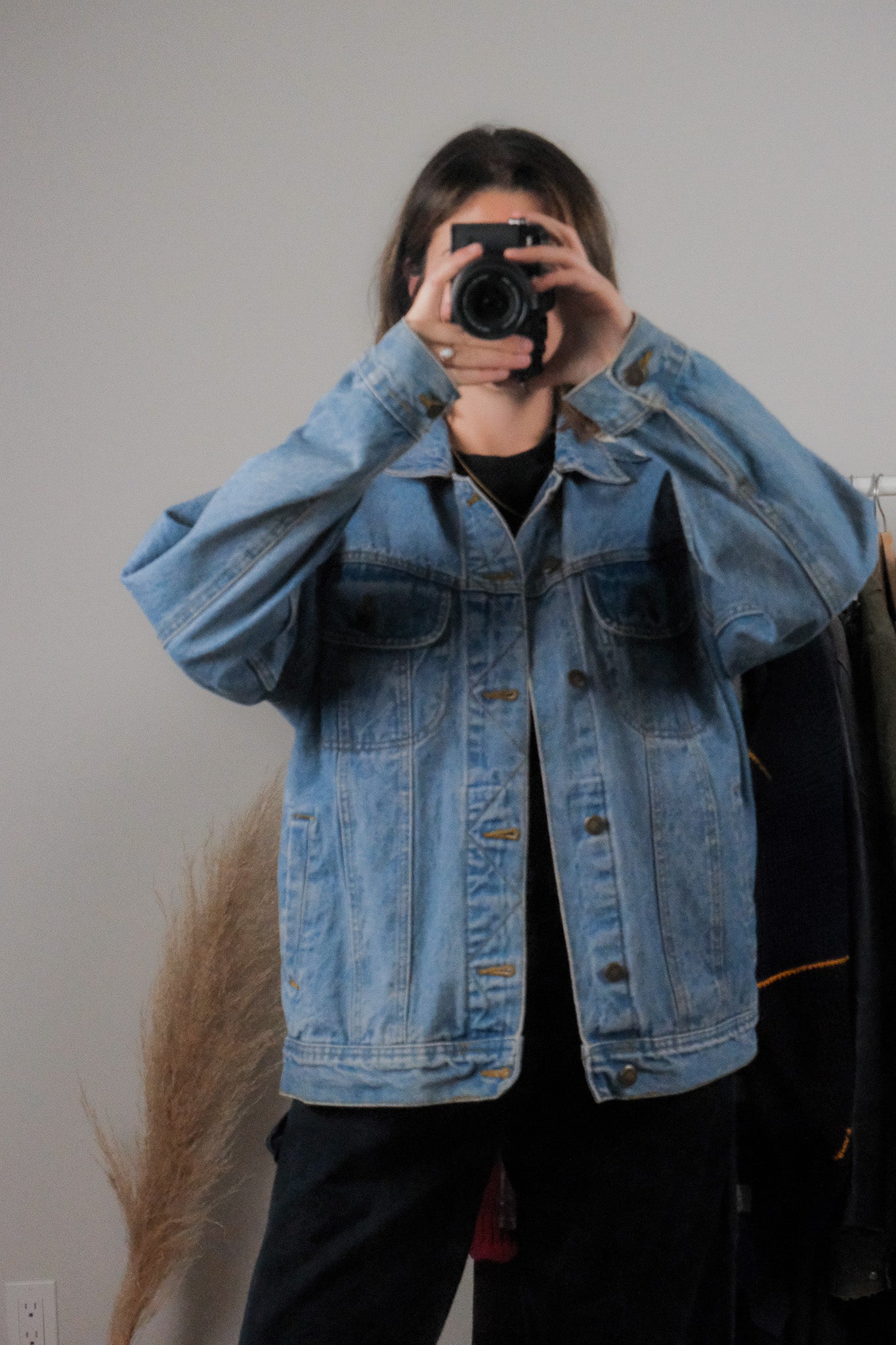 Vintage x Denim Trucker Jacket (M-L)