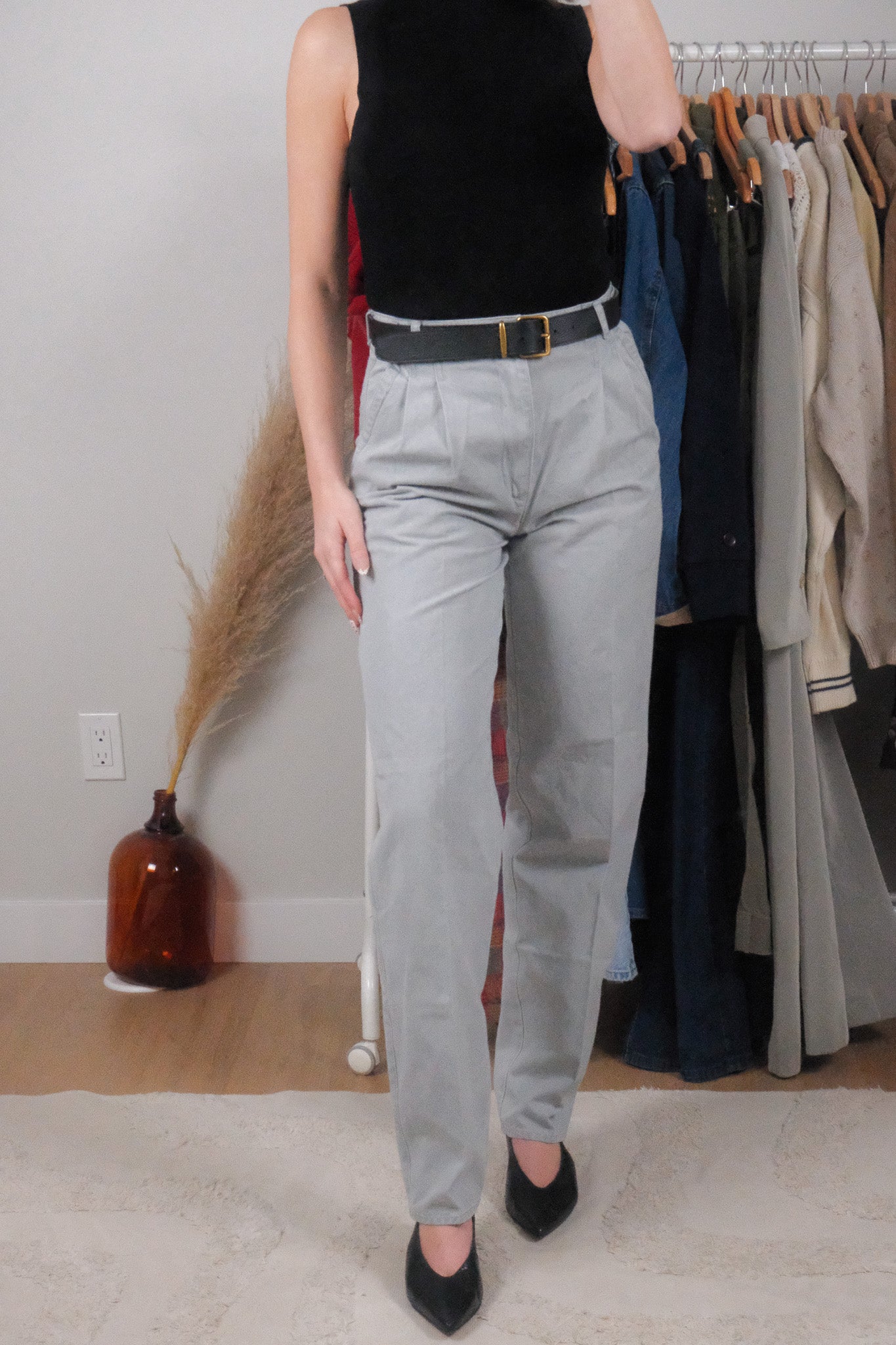 Vintage x Pleated Trousers (6)