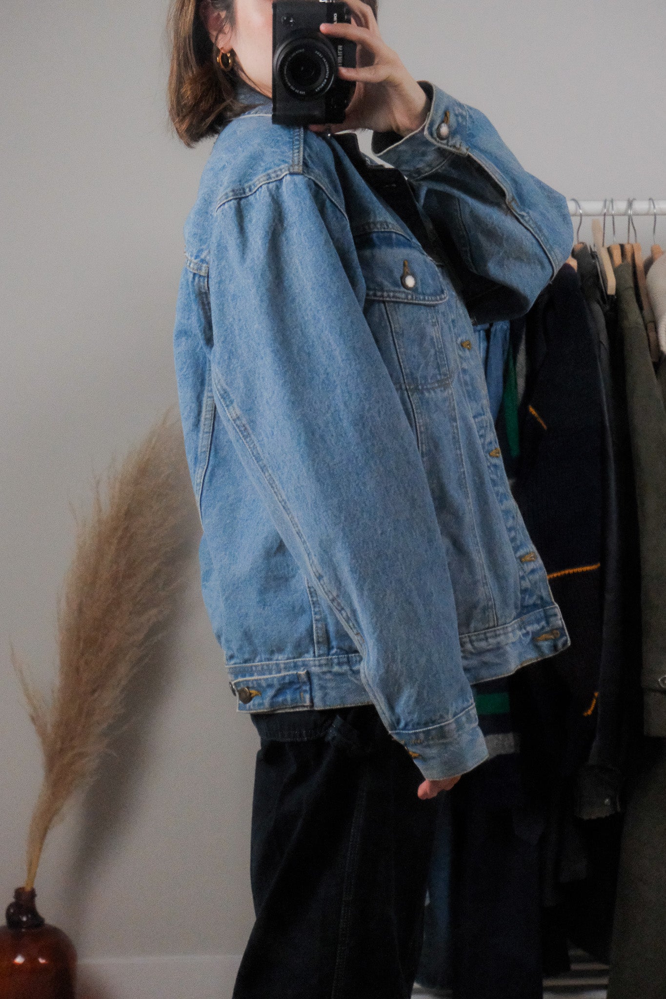 Vintage x Denim Trucker Jacket (M-L)