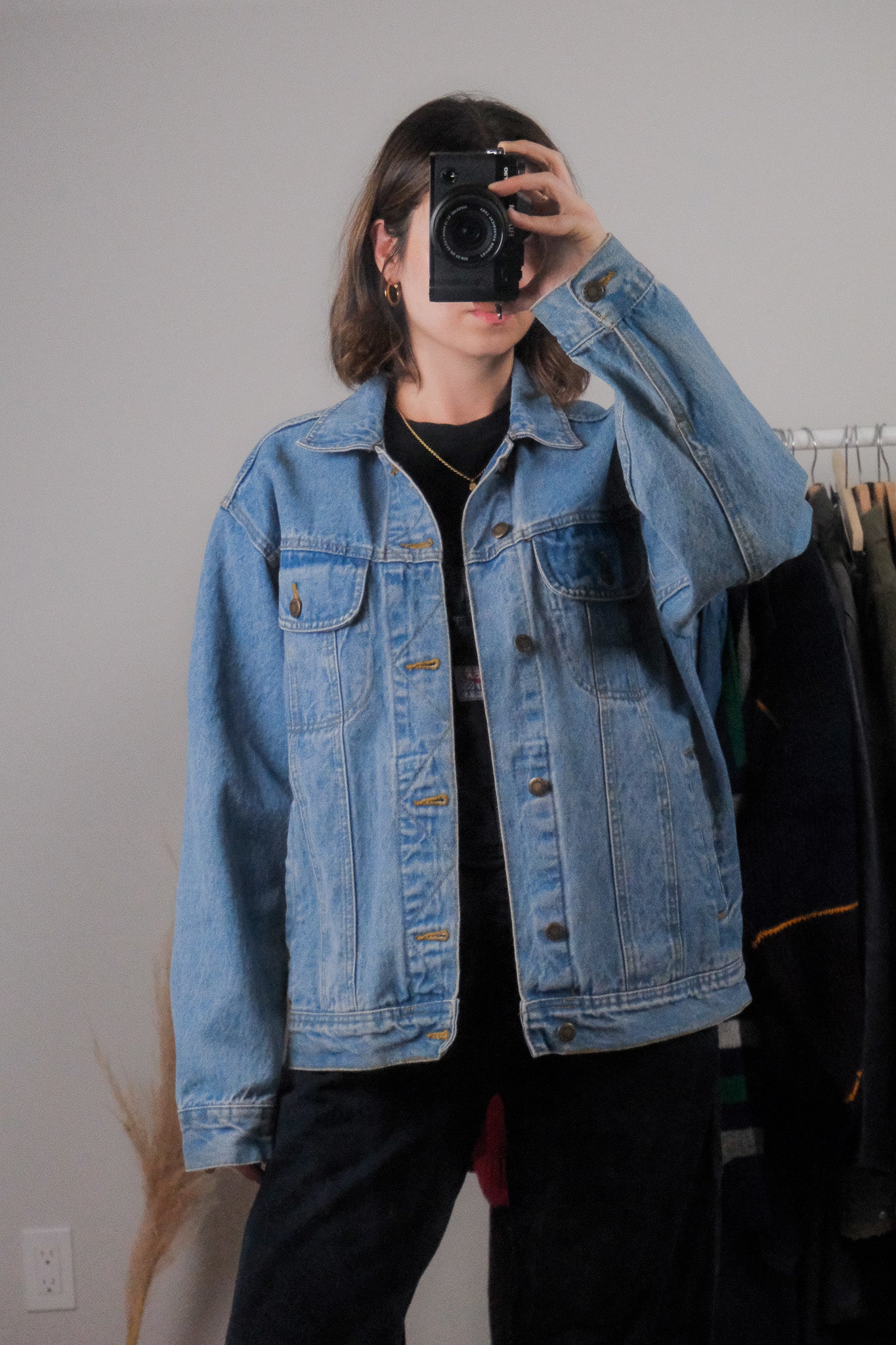 Vintage x Denim Trucker Jacket (M-L)
