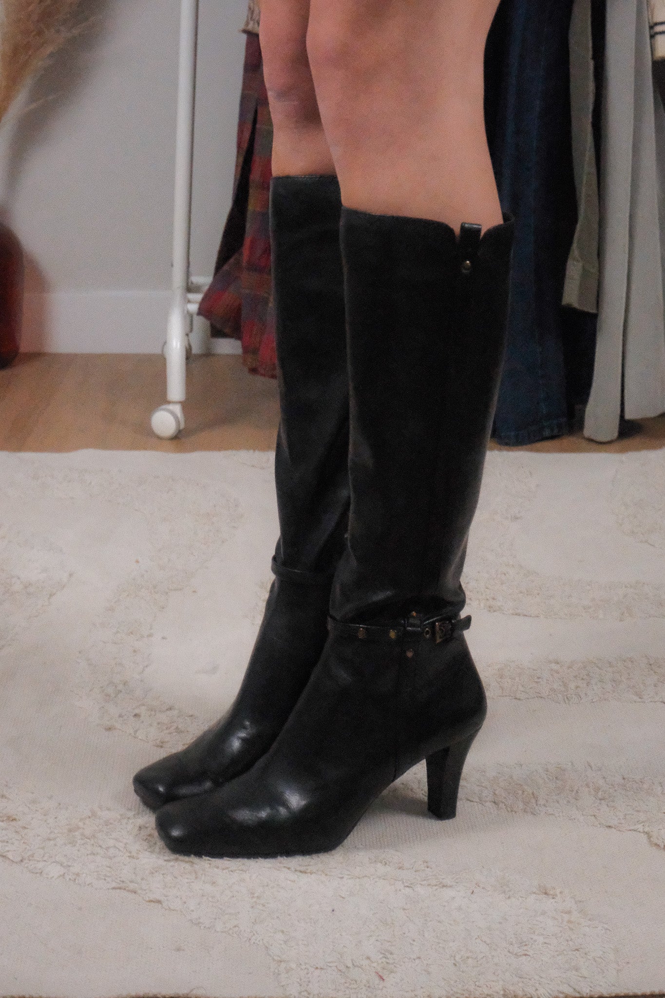 Vintage x Liz Claiborne Faux Leather Boots (7.5/8)