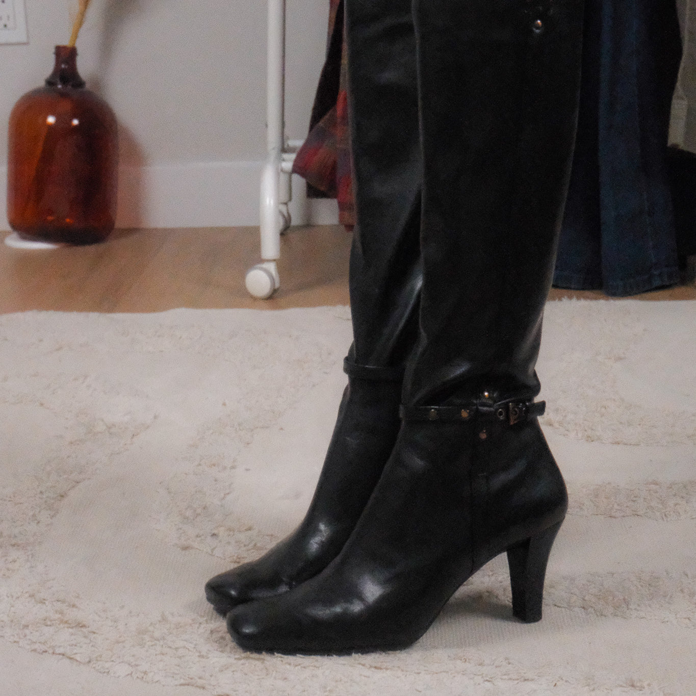 Vintage x Liz Claiborne Faux Leather Boots (7.5/8)