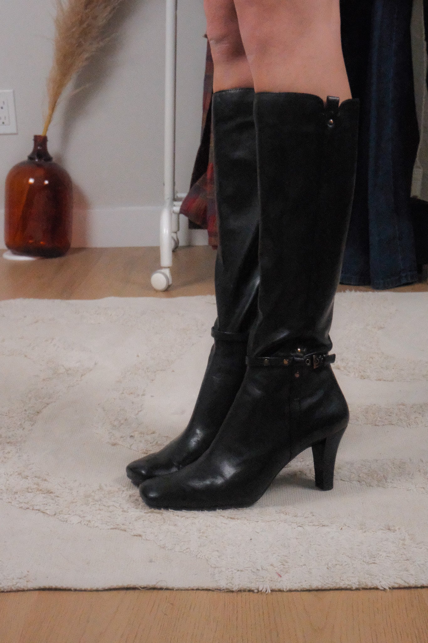 Vintage x Liz Claiborne Faux Leather Boots (7.5/8)