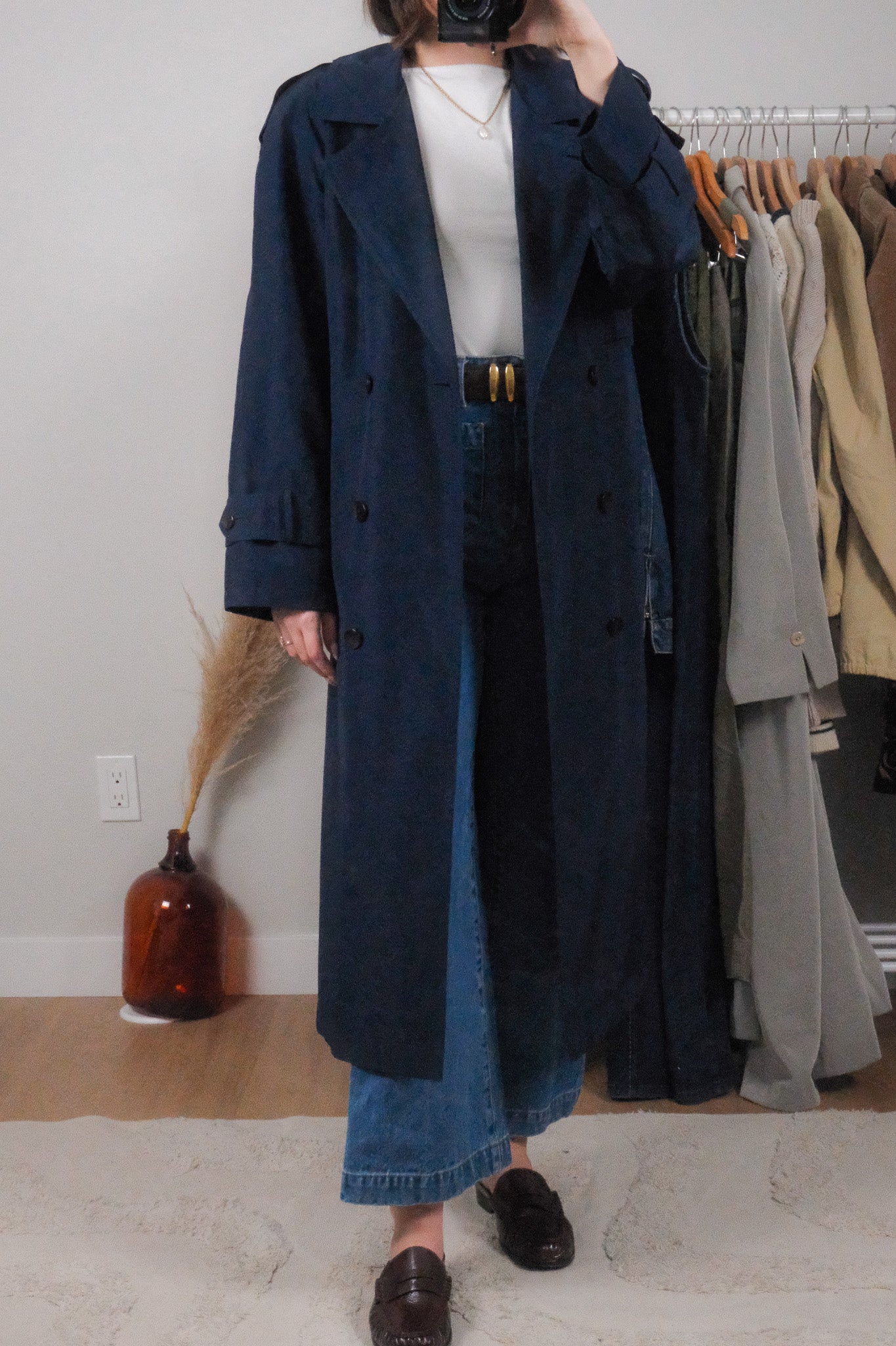 Vintage x Trench Coat (M)