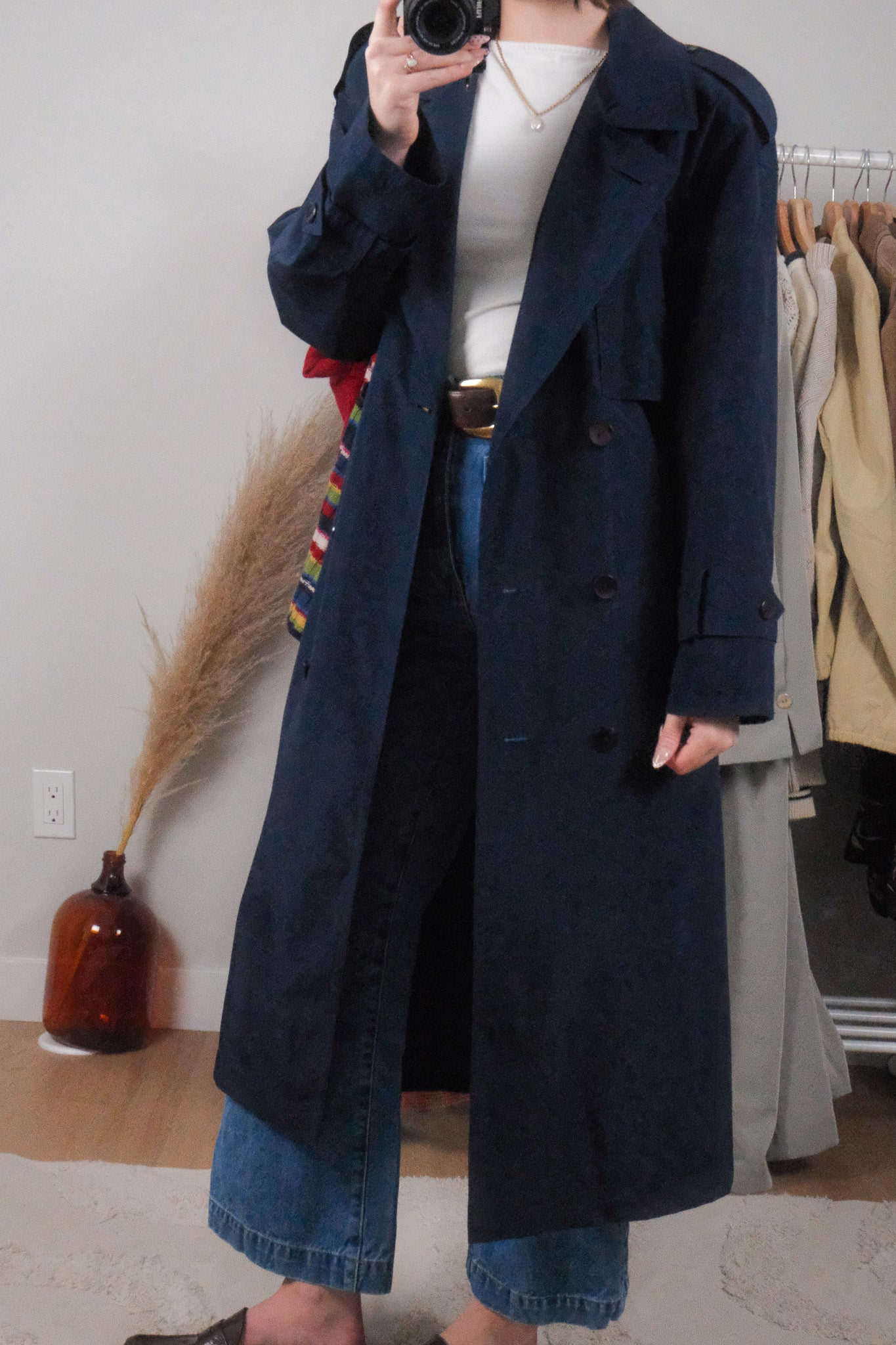 Vintage x Trench Coat (M)