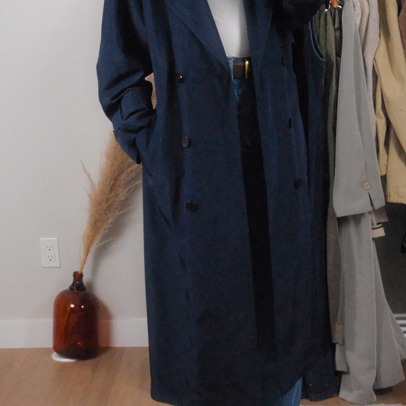 Vintage x Trench Coat (M)