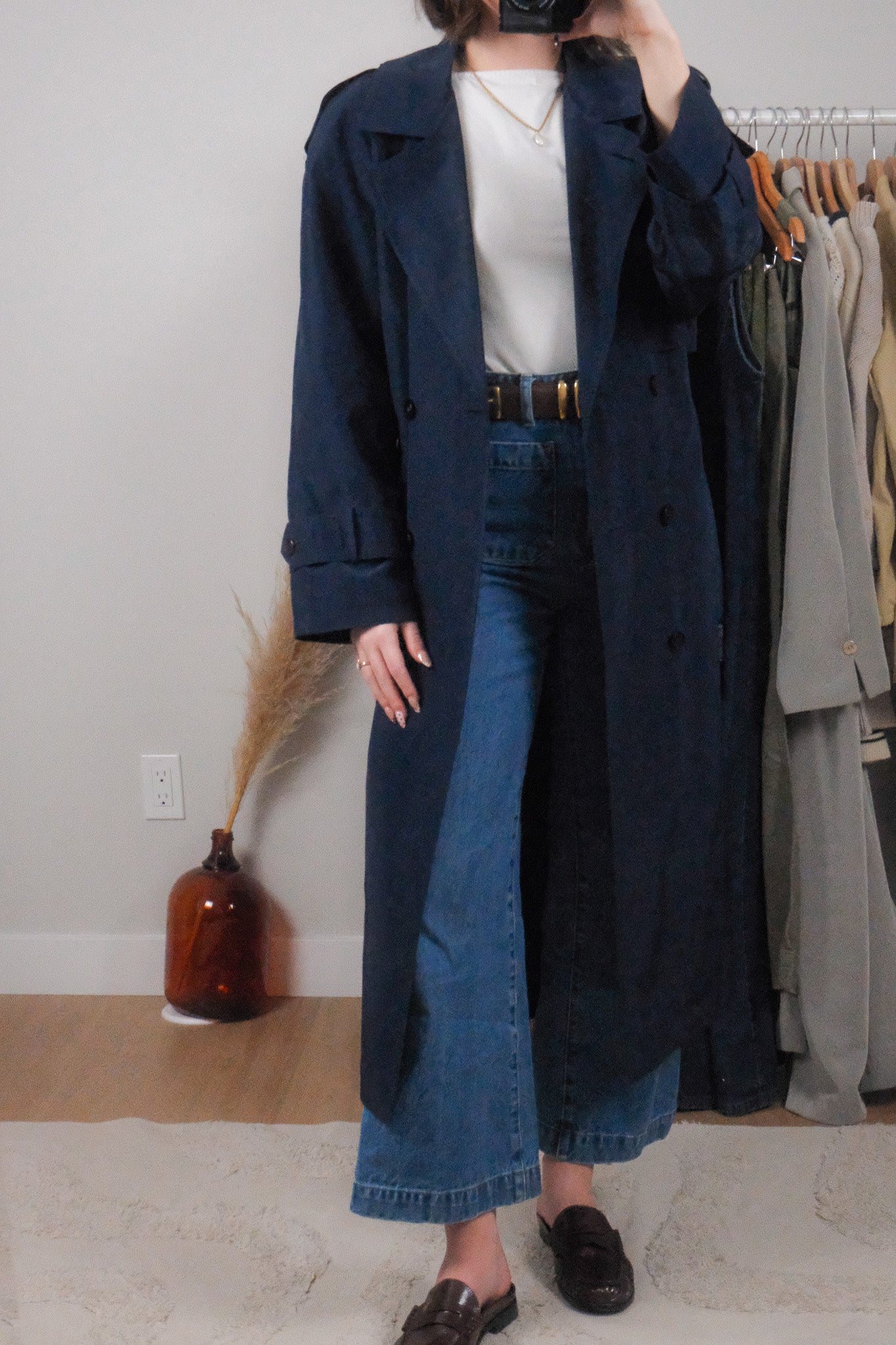 Vintage x Trench Coat (M)