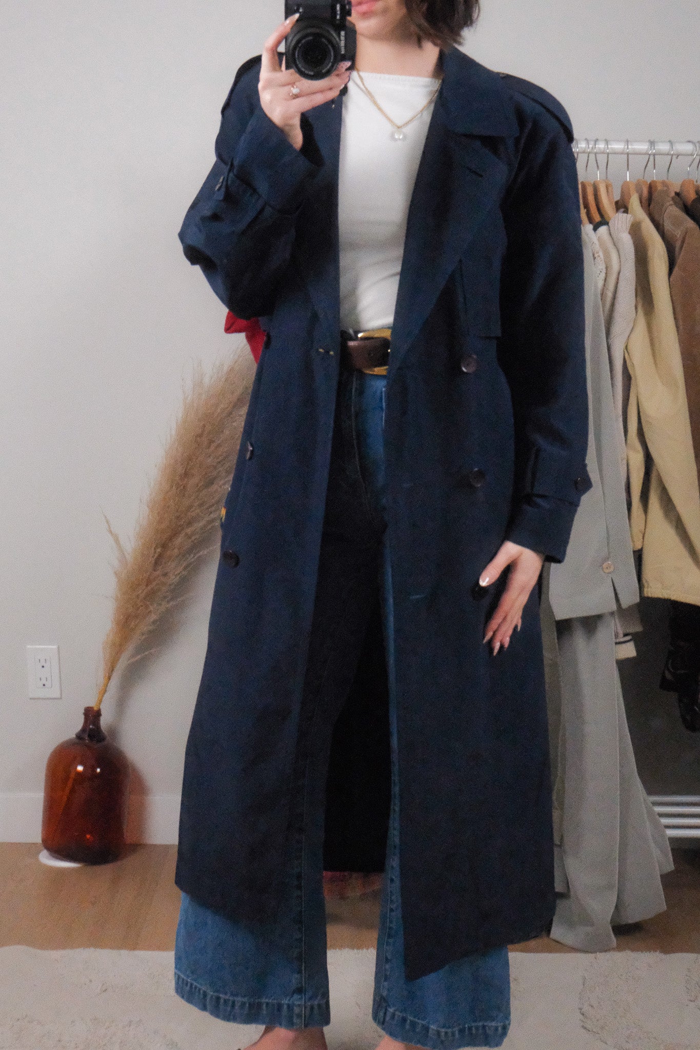 Vintage x Trench Coat (M)