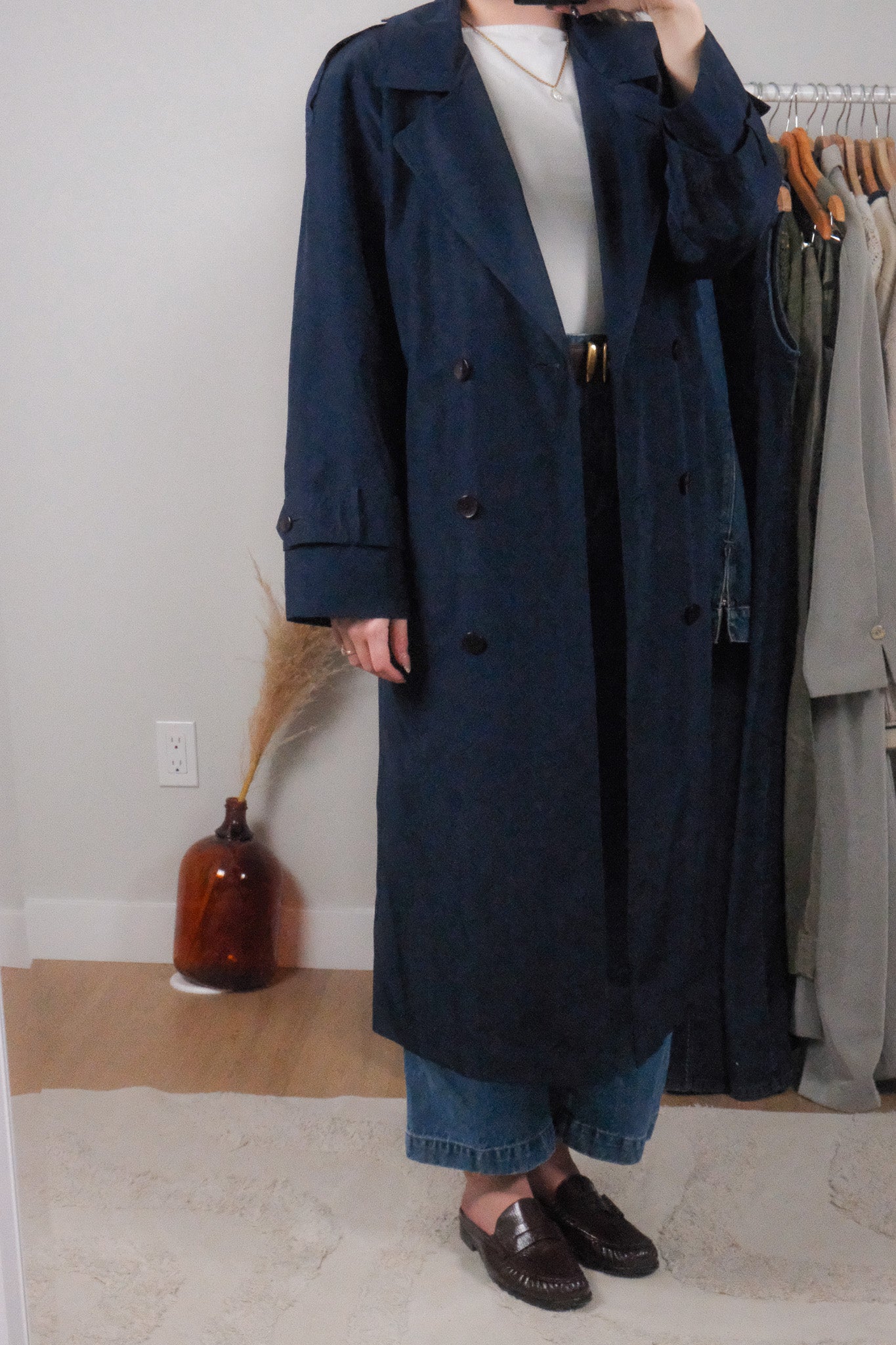 Vintage x Trench Coat (M)