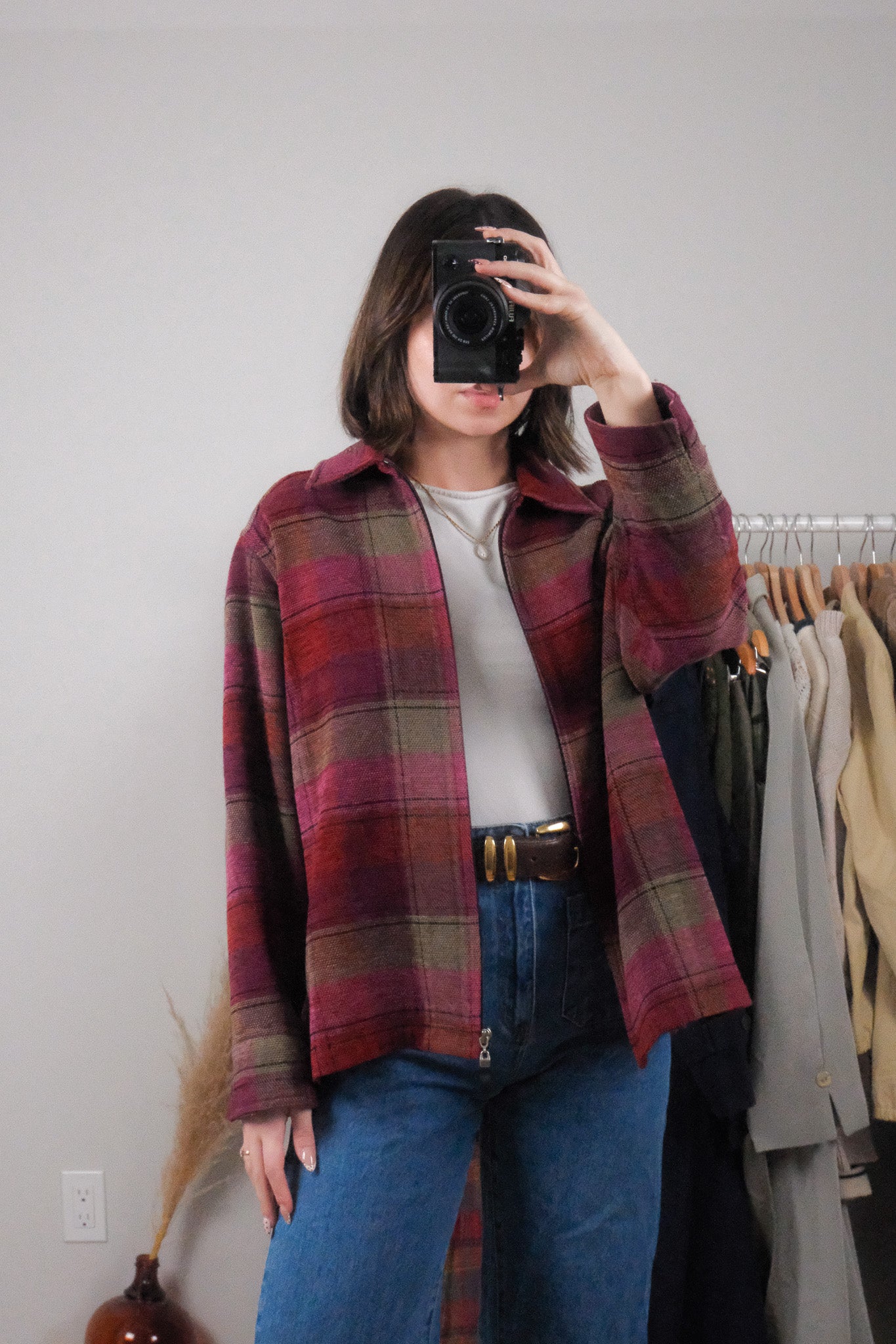 Vintage x Plaid Jacket (L)