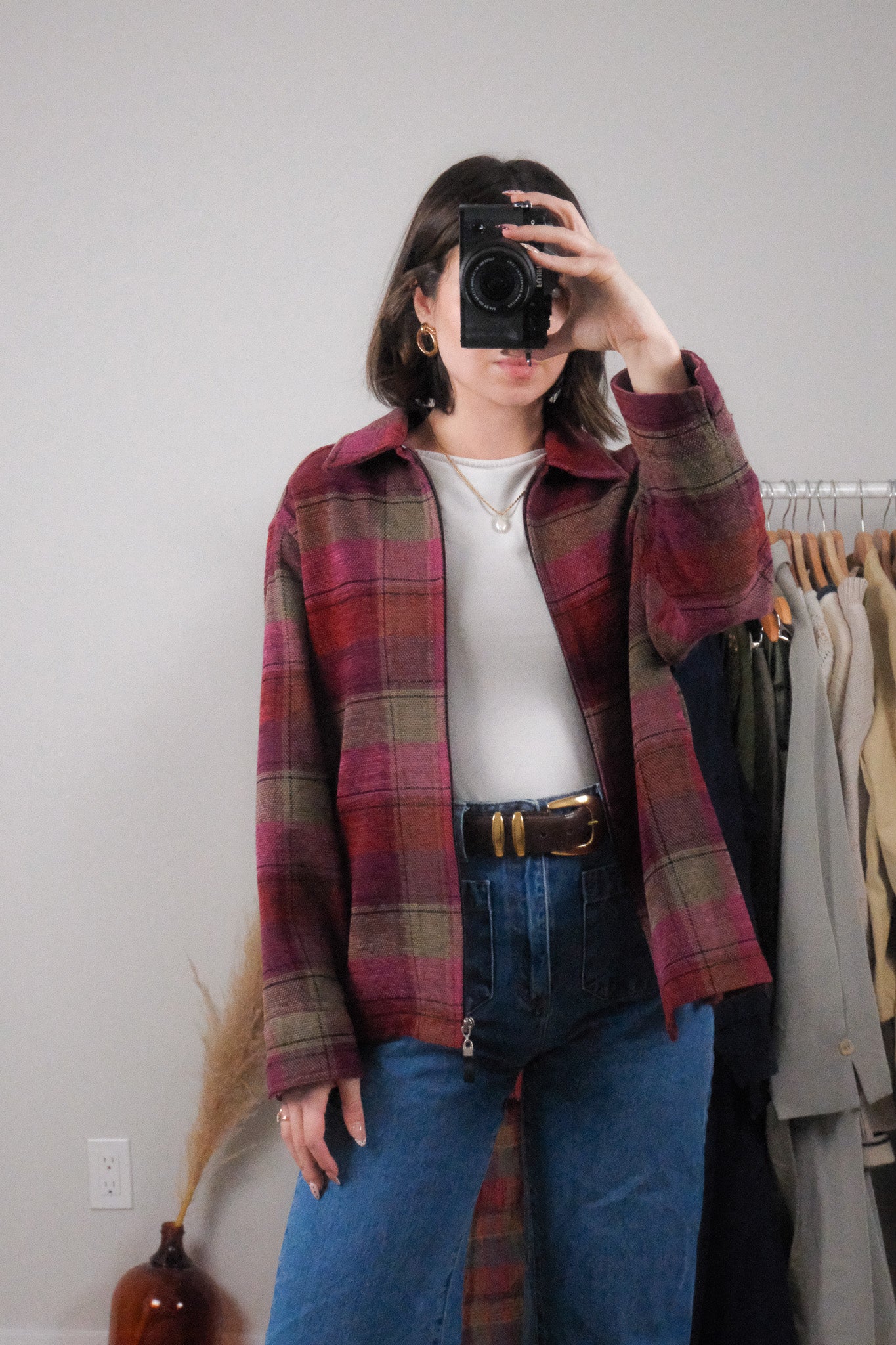 Vintage x Plaid Jacket (L)