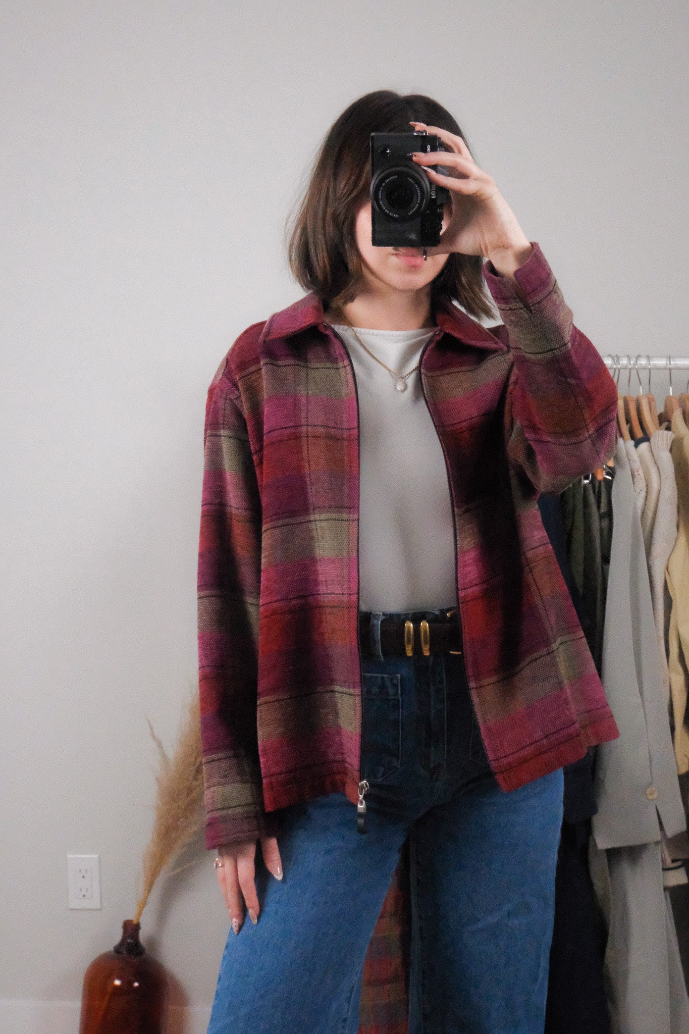 Vintage x Plaid Jacket (L)