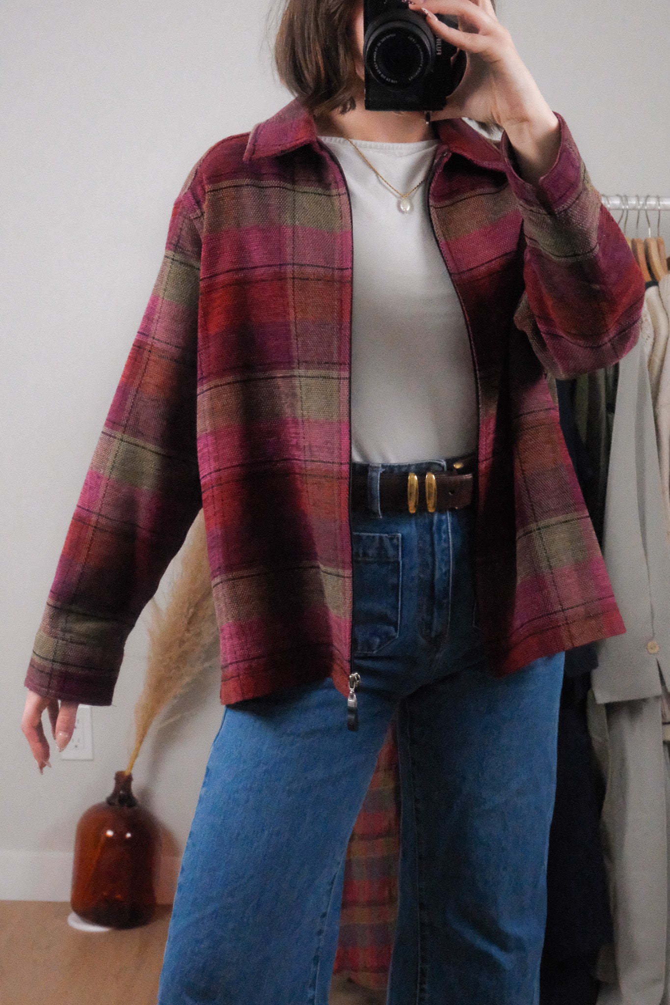 Vintage x Plaid Jacket (L)