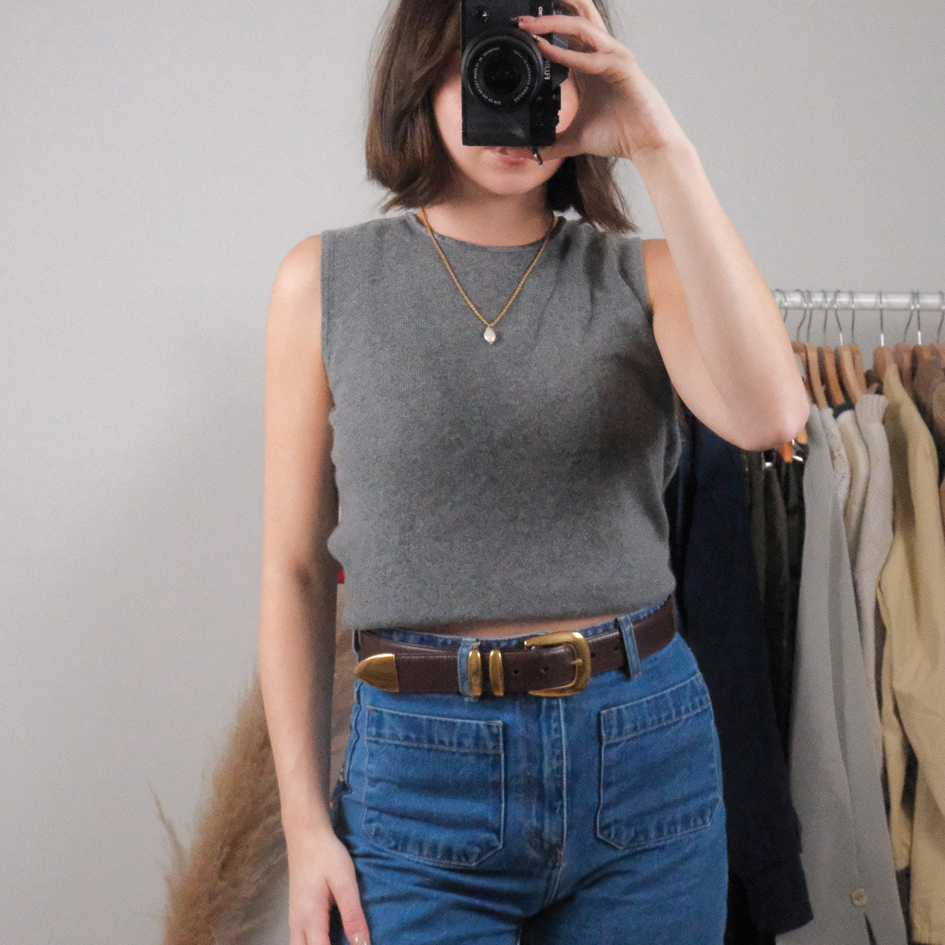 Vintage x Wool Blend Tank (S)