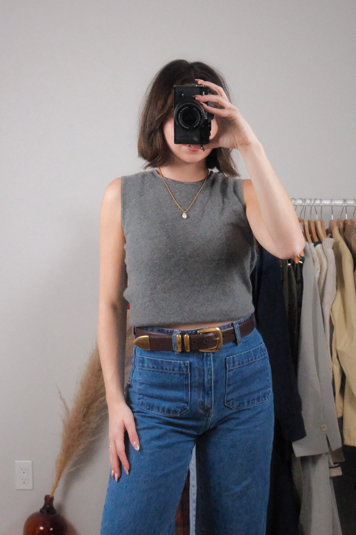 Vintage x Wool Blend Tank (S)