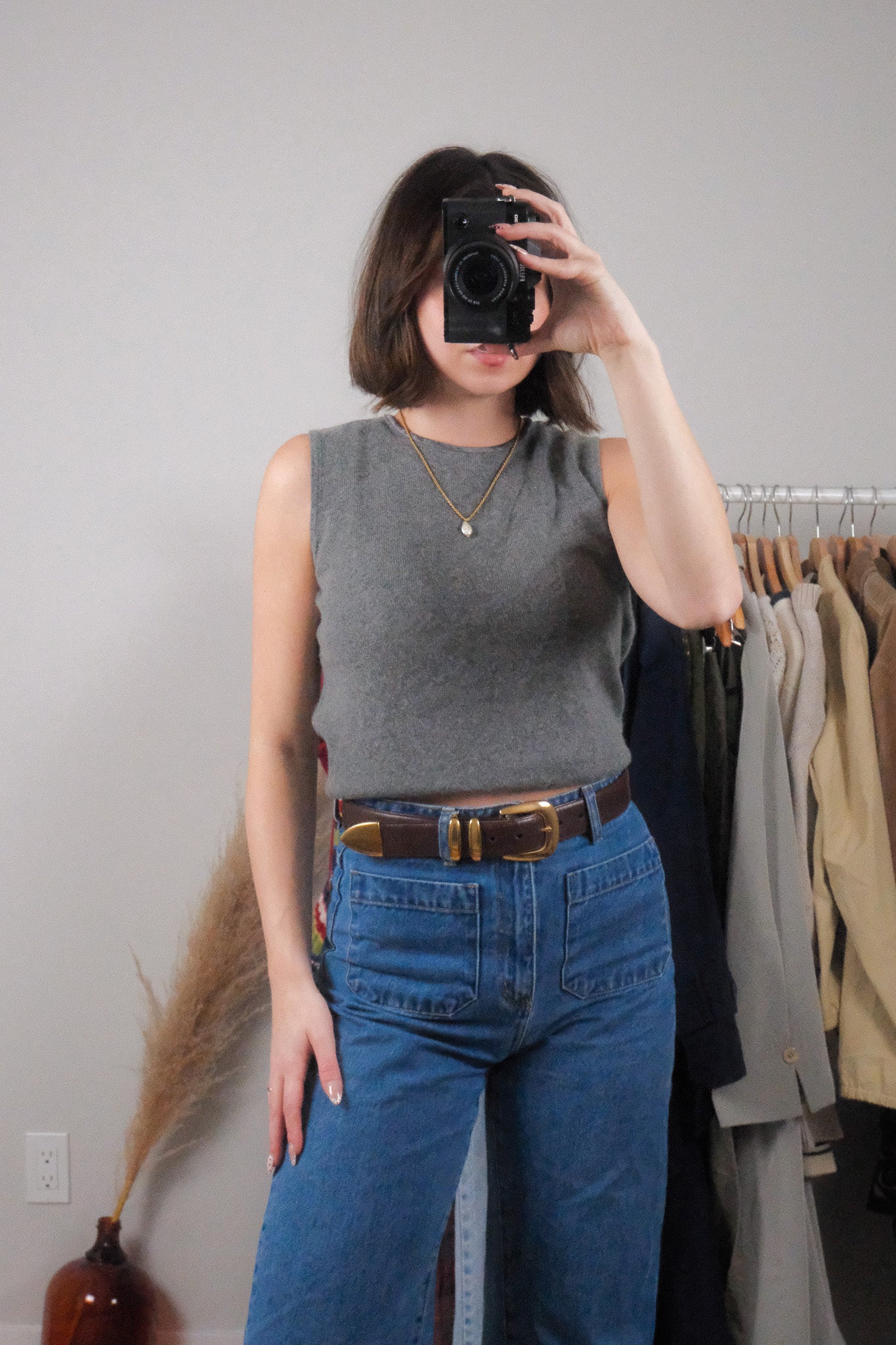 Vintage x Wool Blend Tank (S)