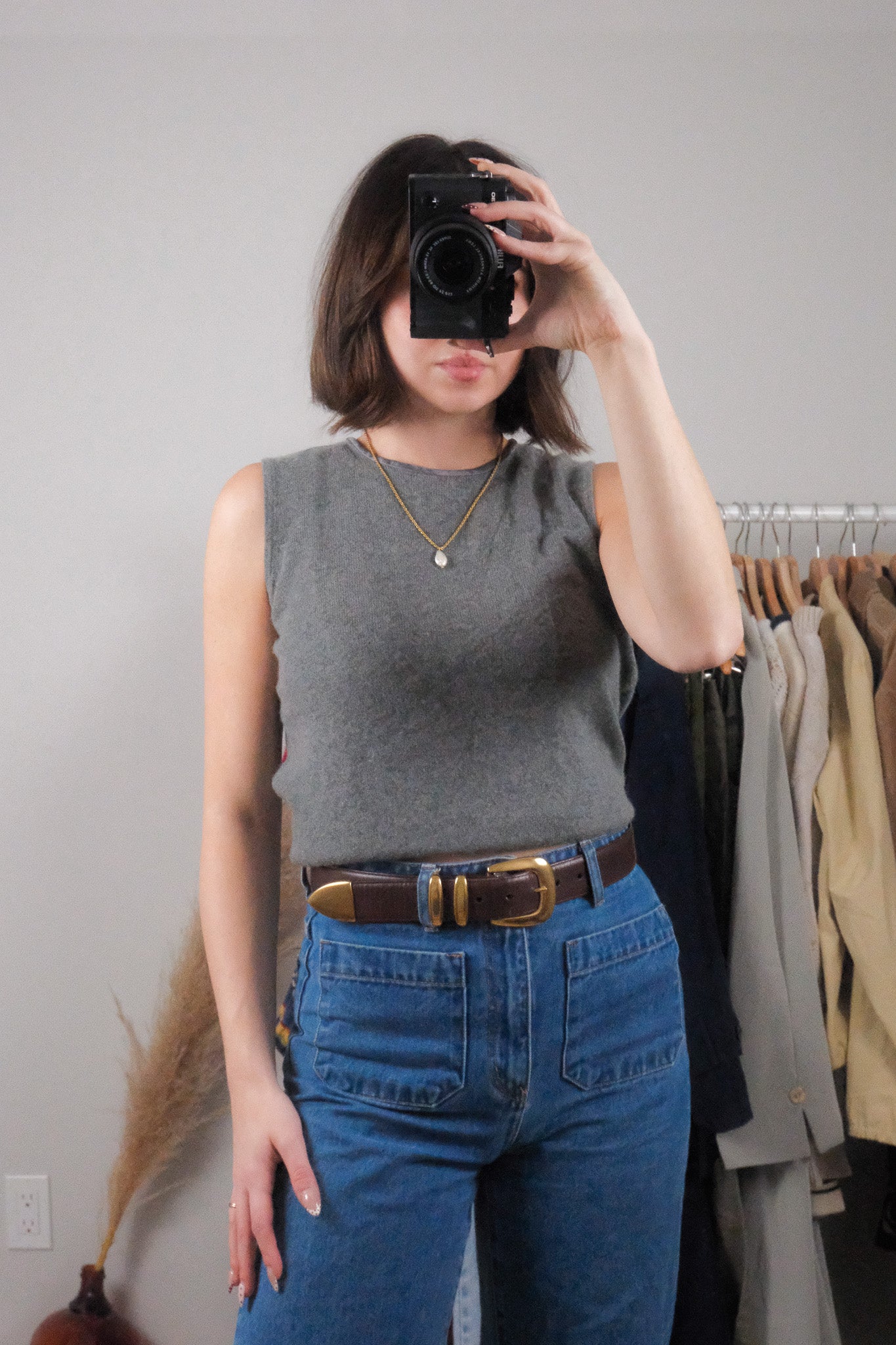 Vintage x Wool Blend Tank (S)
