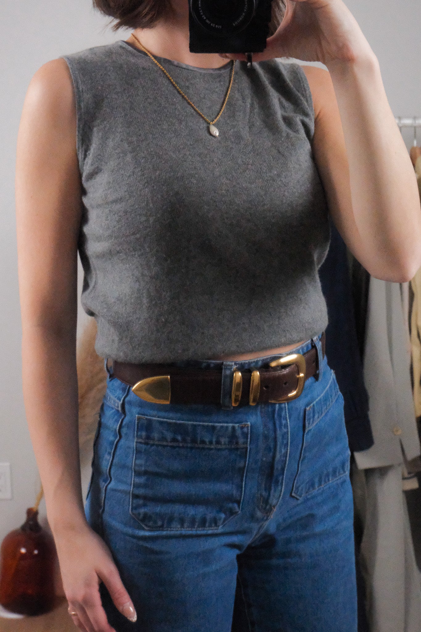 Vintage x Wool Blend Tank (S)