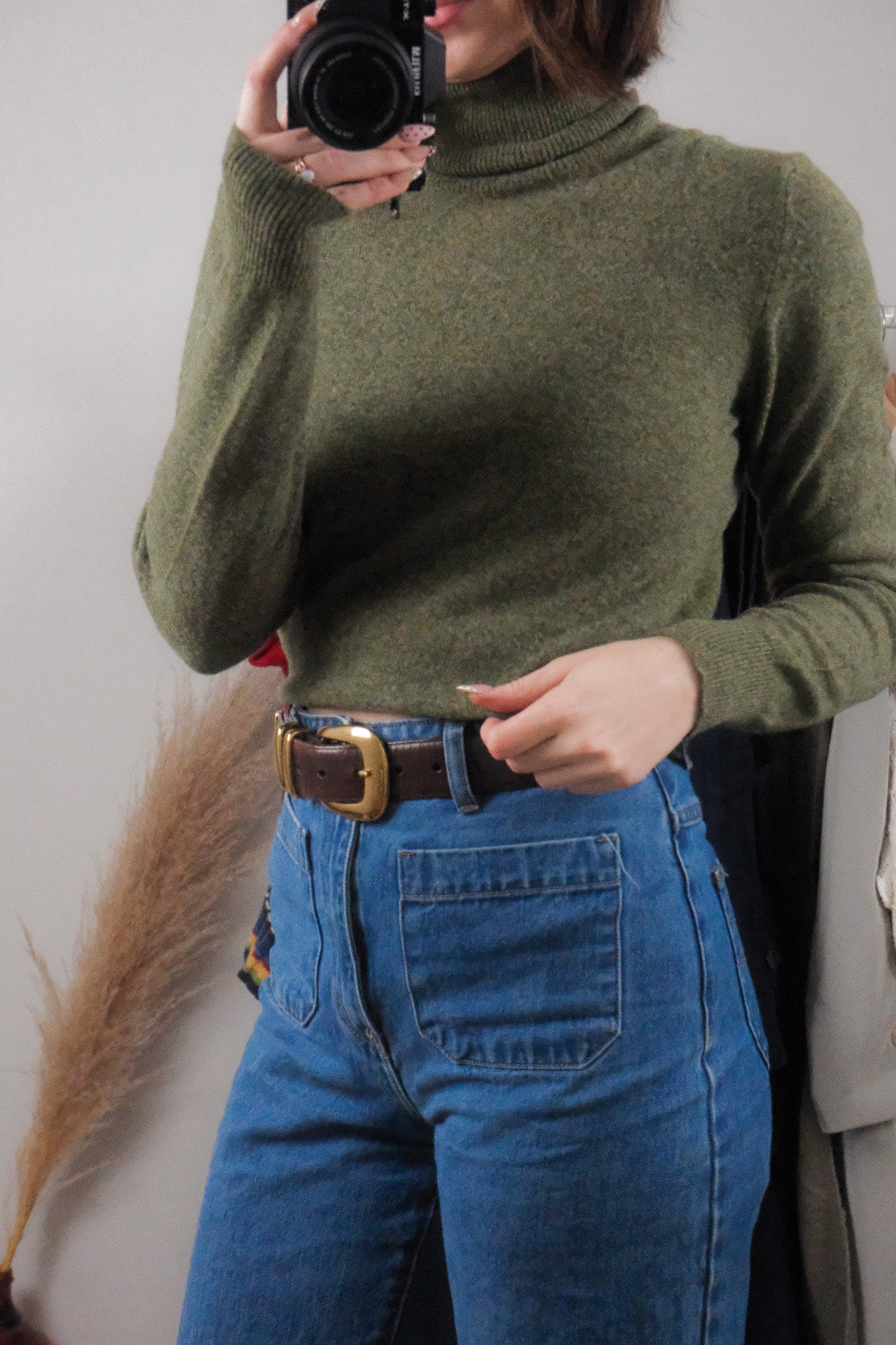 Vintage x Pure Wool Turtleneck (M)