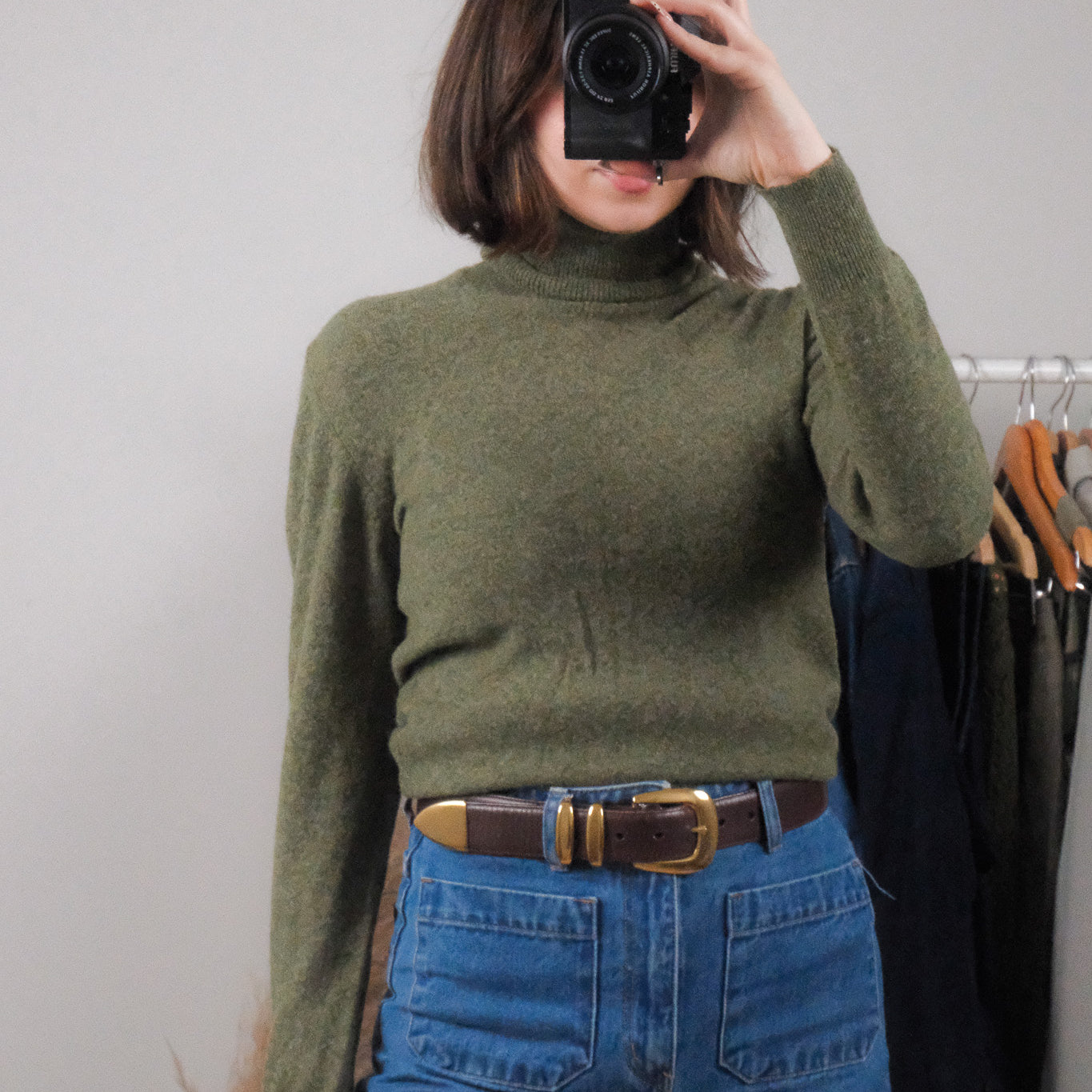 Vintage x Pure Wool Turtleneck (M)