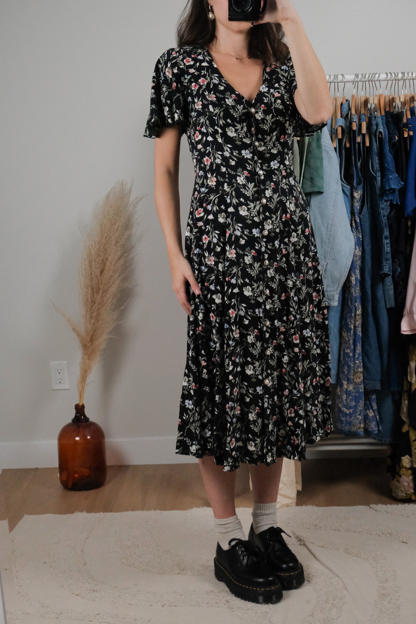 Made in Canada x Vintage x Floral Maxi Dress (S)