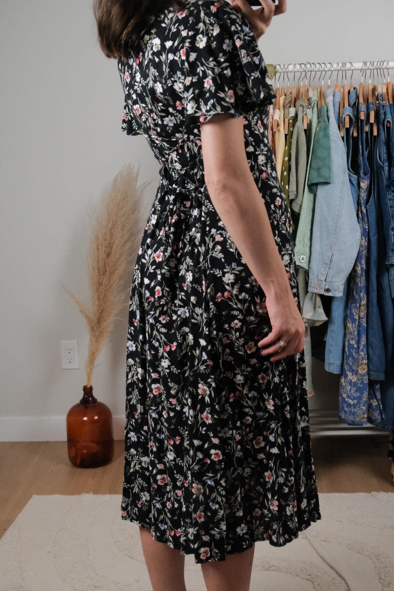 Made in Canada x Vintage x Floral Maxi Dress (S)
