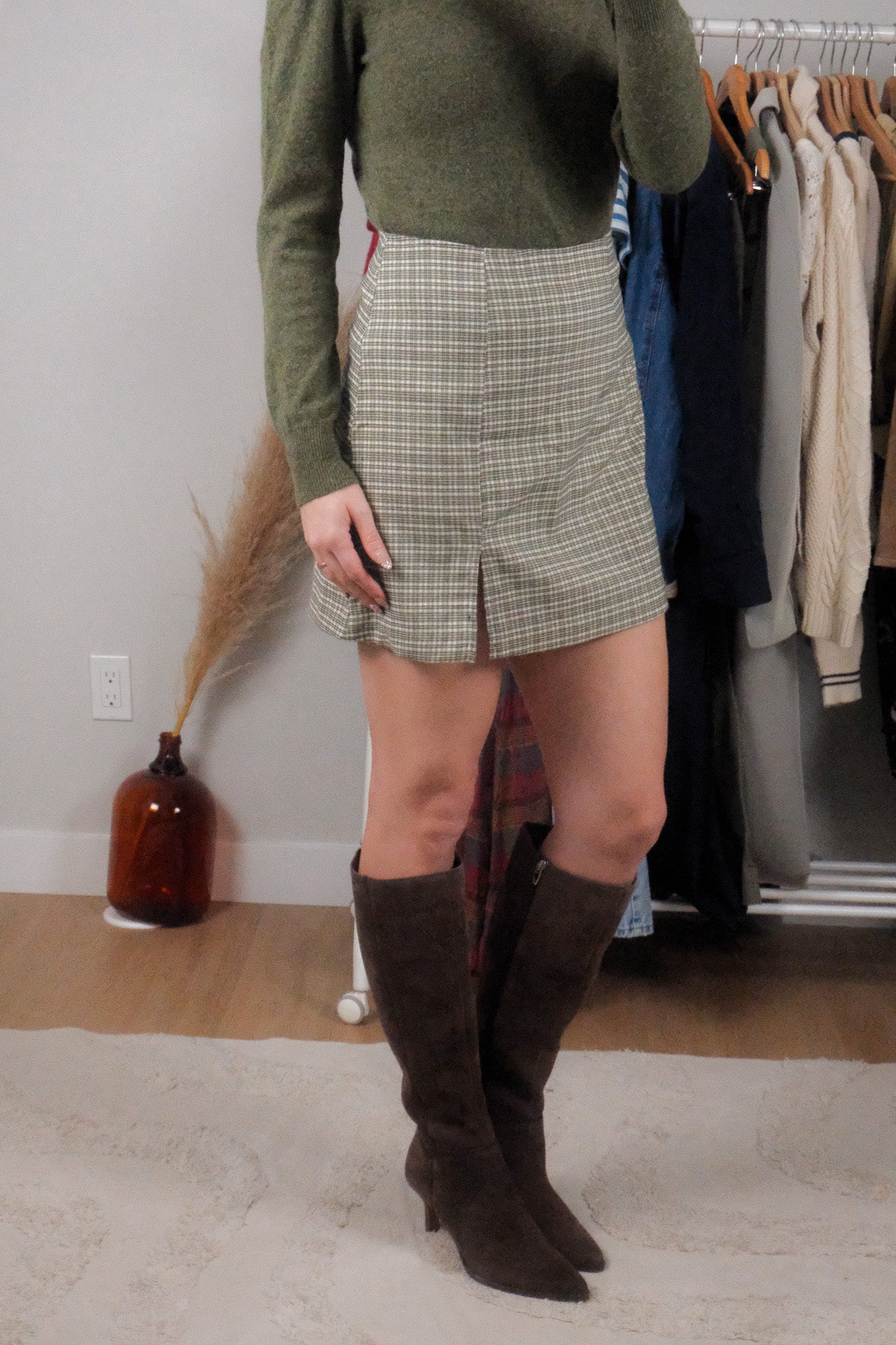Made in Canada x Vintage x Plaid Mini Skirt (6)