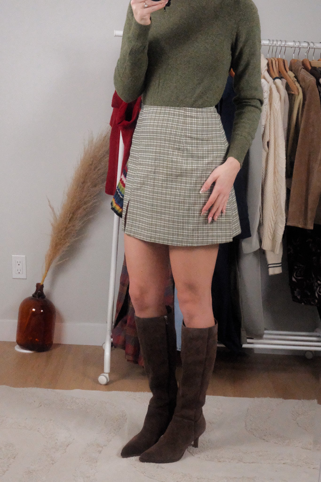Made in Canada x Vintage x Plaid Mini Skirt (6)
