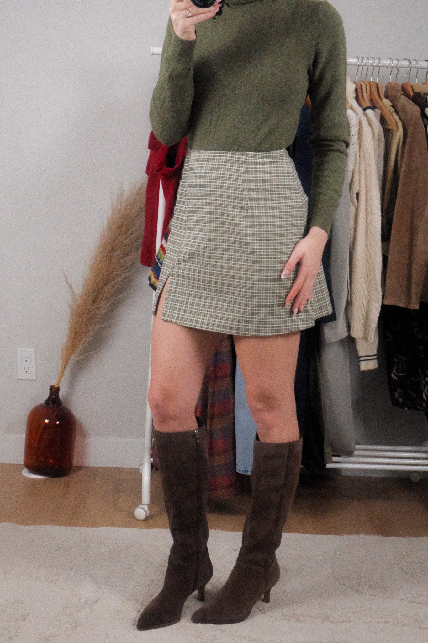 Made in Canada x Vintage x Plaid Mini Skirt (6)