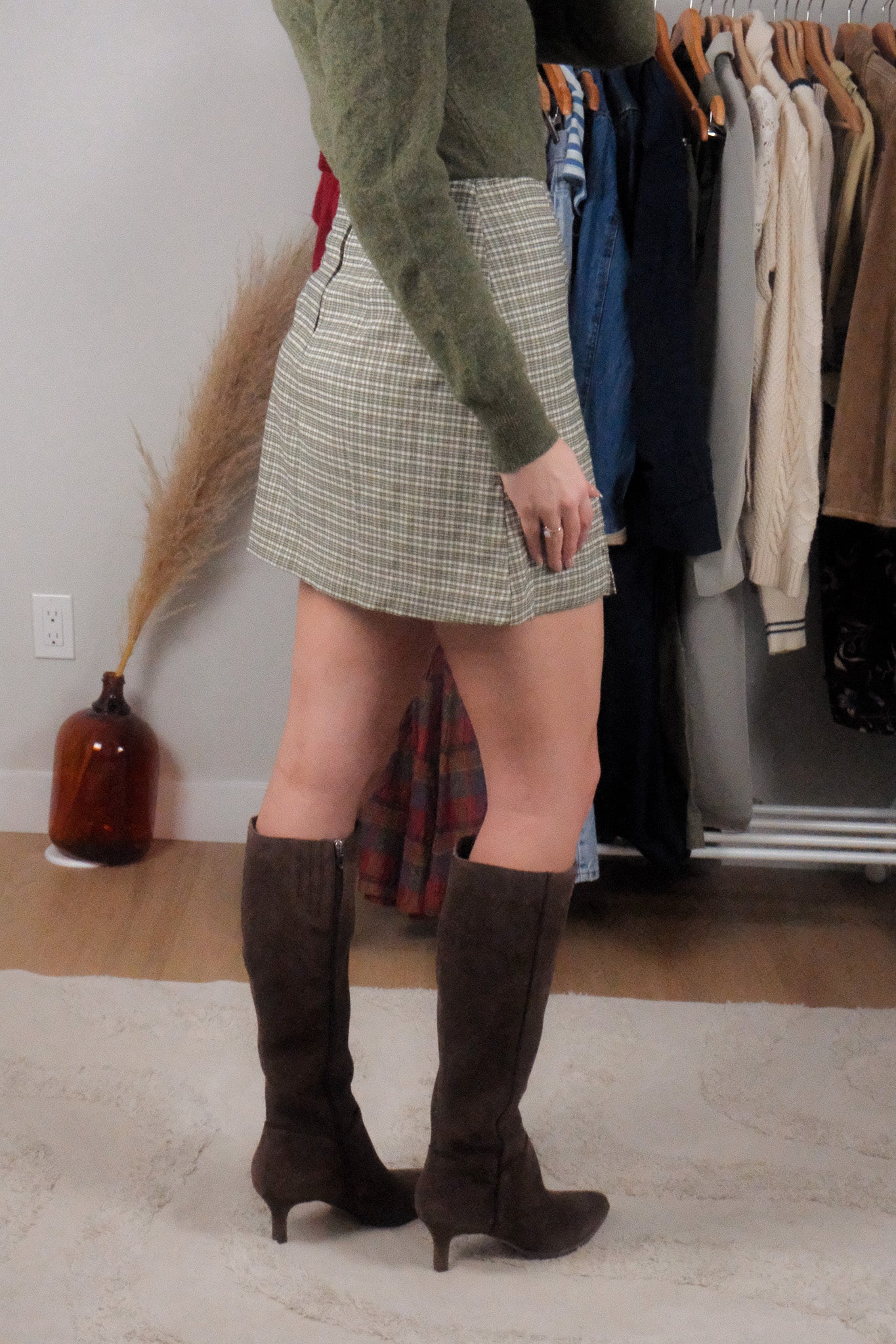 Made in Canada x Vintage x Plaid Mini Skirt (6)