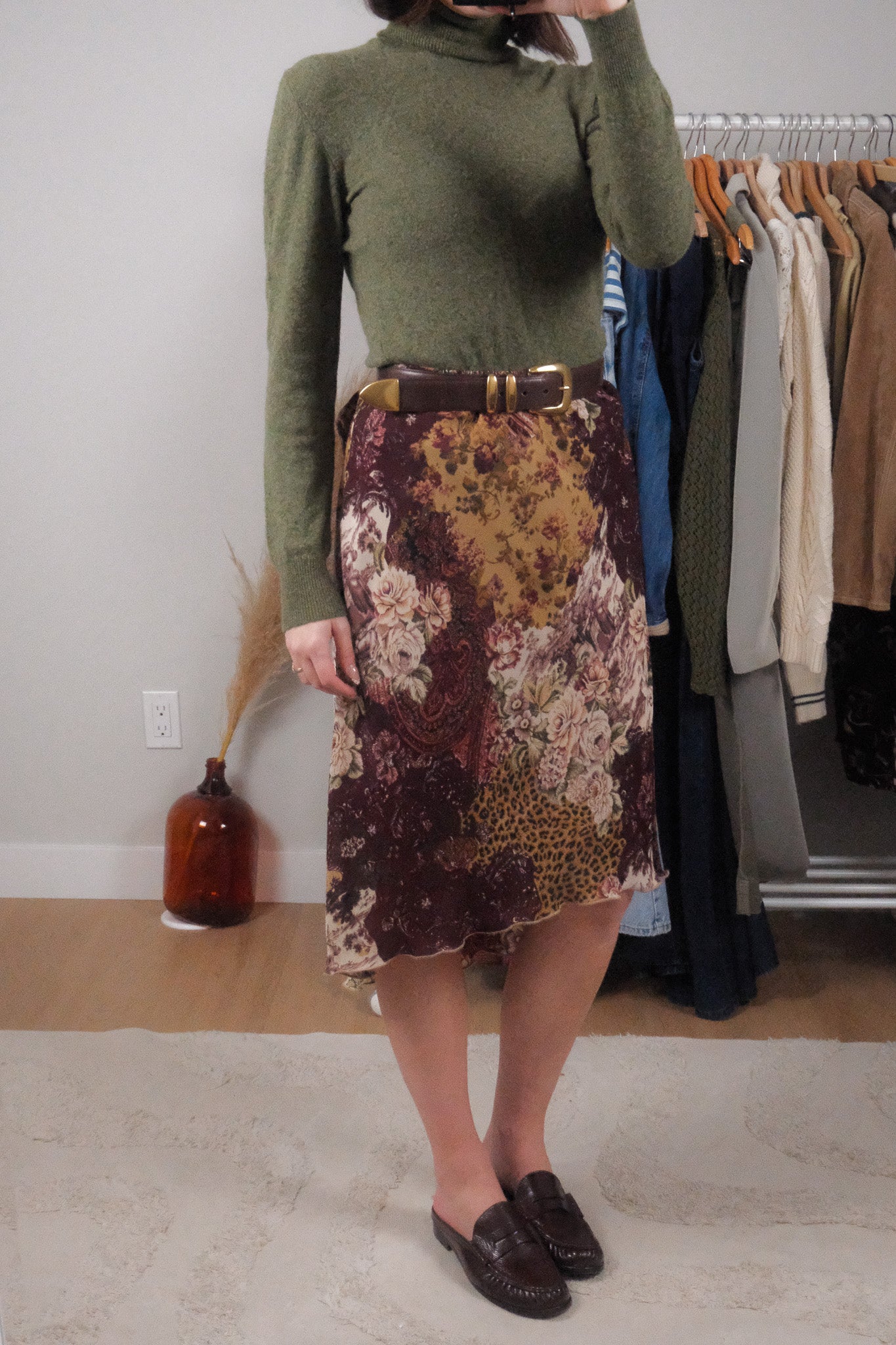 Made in Canada x Vintage x Patchwork Midi Skirt (16)