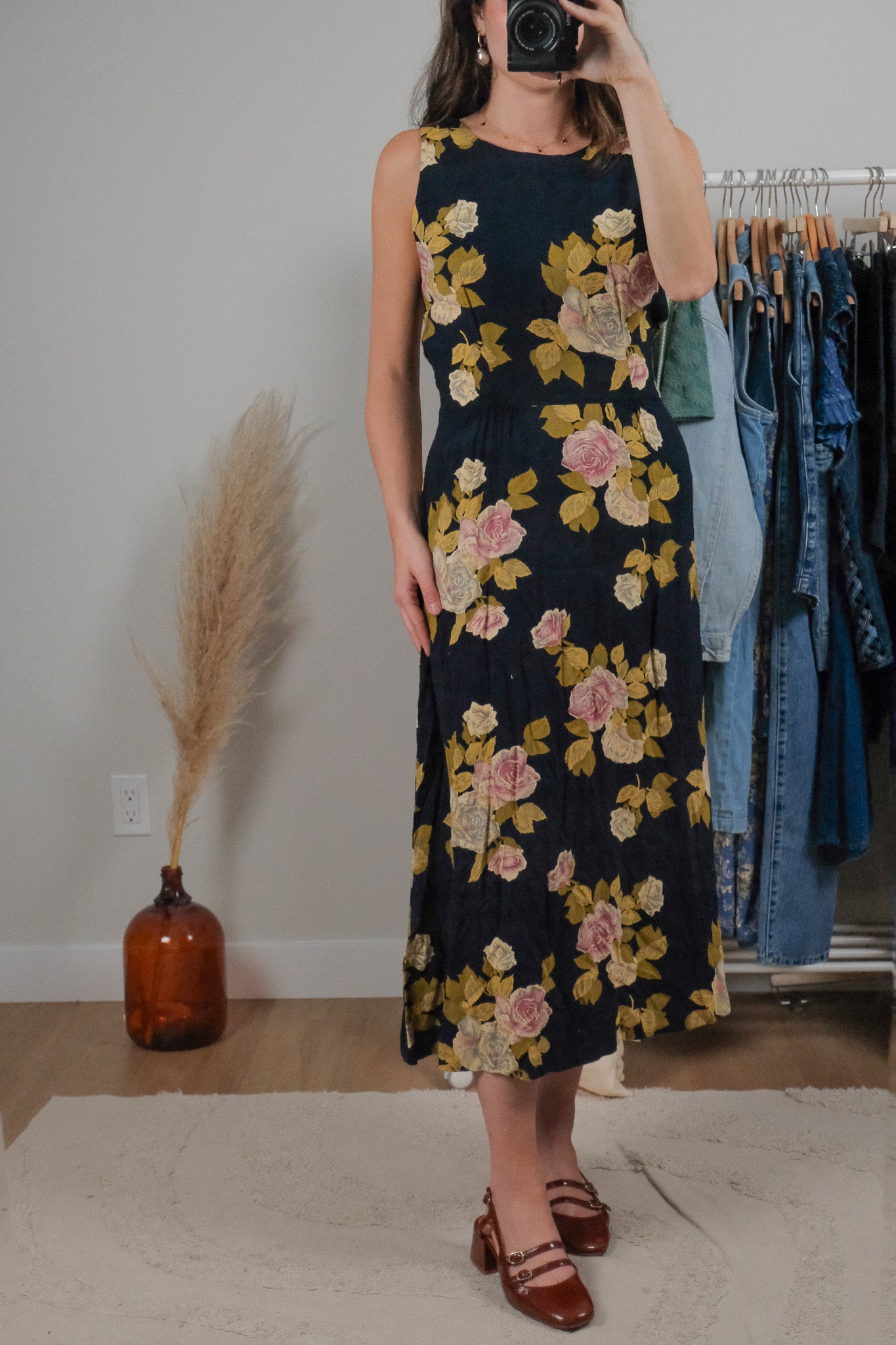 Made in Canada x Vintage x Floral Dress (S)